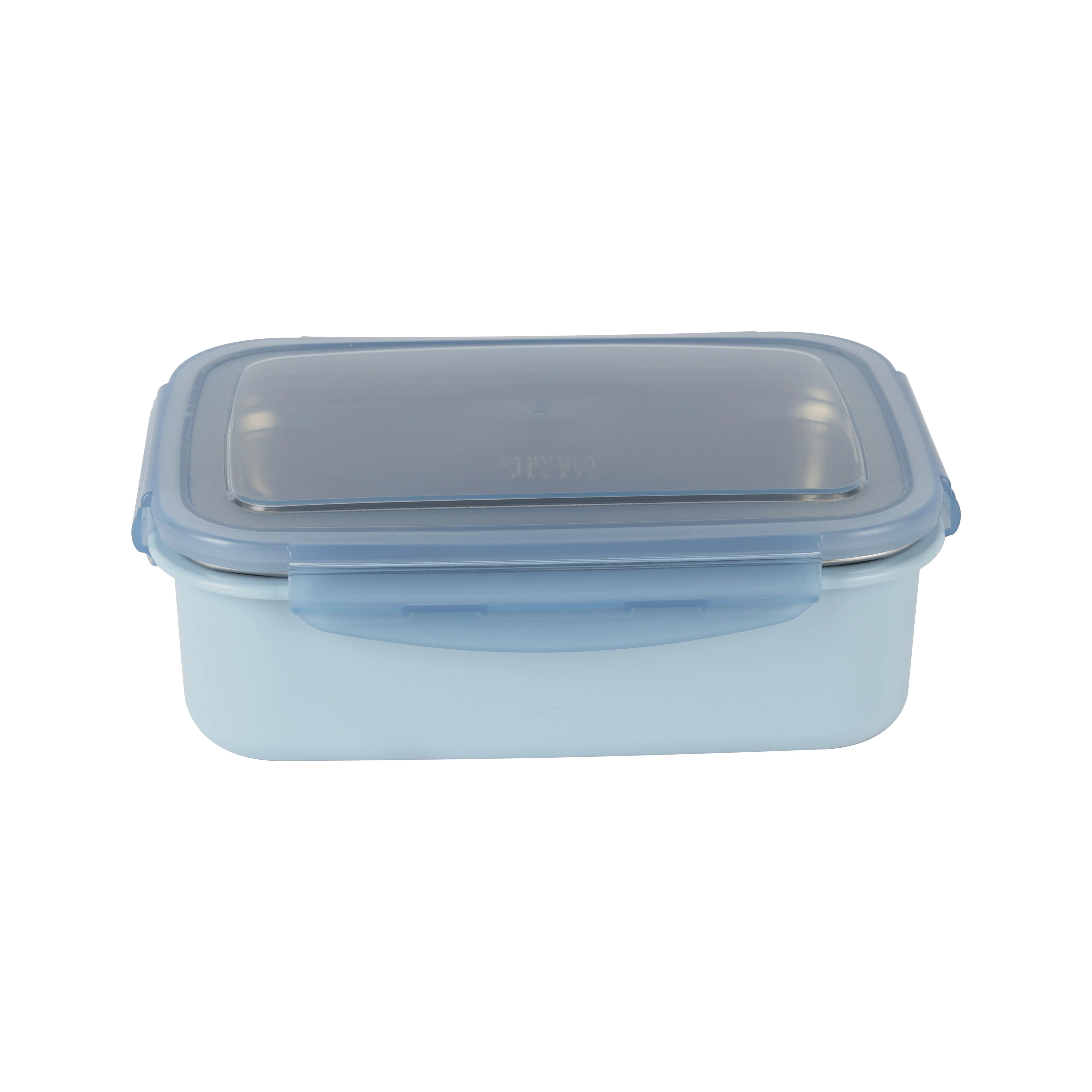 Royalford RF12187 850ML Lunch Box with Stainless Steel Tray and Spoon | BPA Free Leak-Proof Food Container | 4-Side Lock Lid | Freezer Safe | Durable PPE Outer Body - Image 4