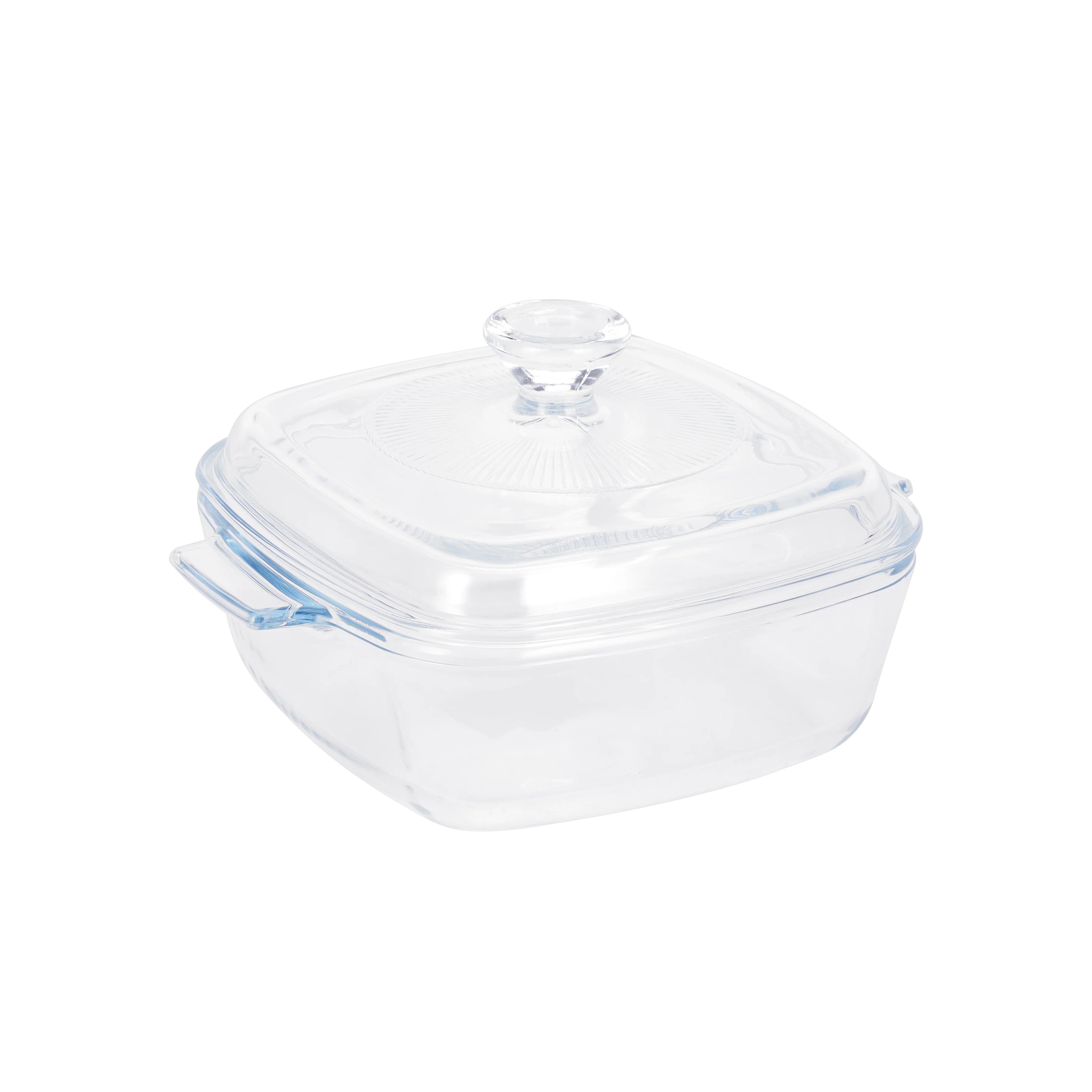 Royalford RF12201 0.8L Tempered Glass Baking Dish with Lid | BPA & Lead Free Bake and Serve Casserole | Oven, Microwave, Freezer & Dishwasher Safe Clear Glass Cookware - Image 2