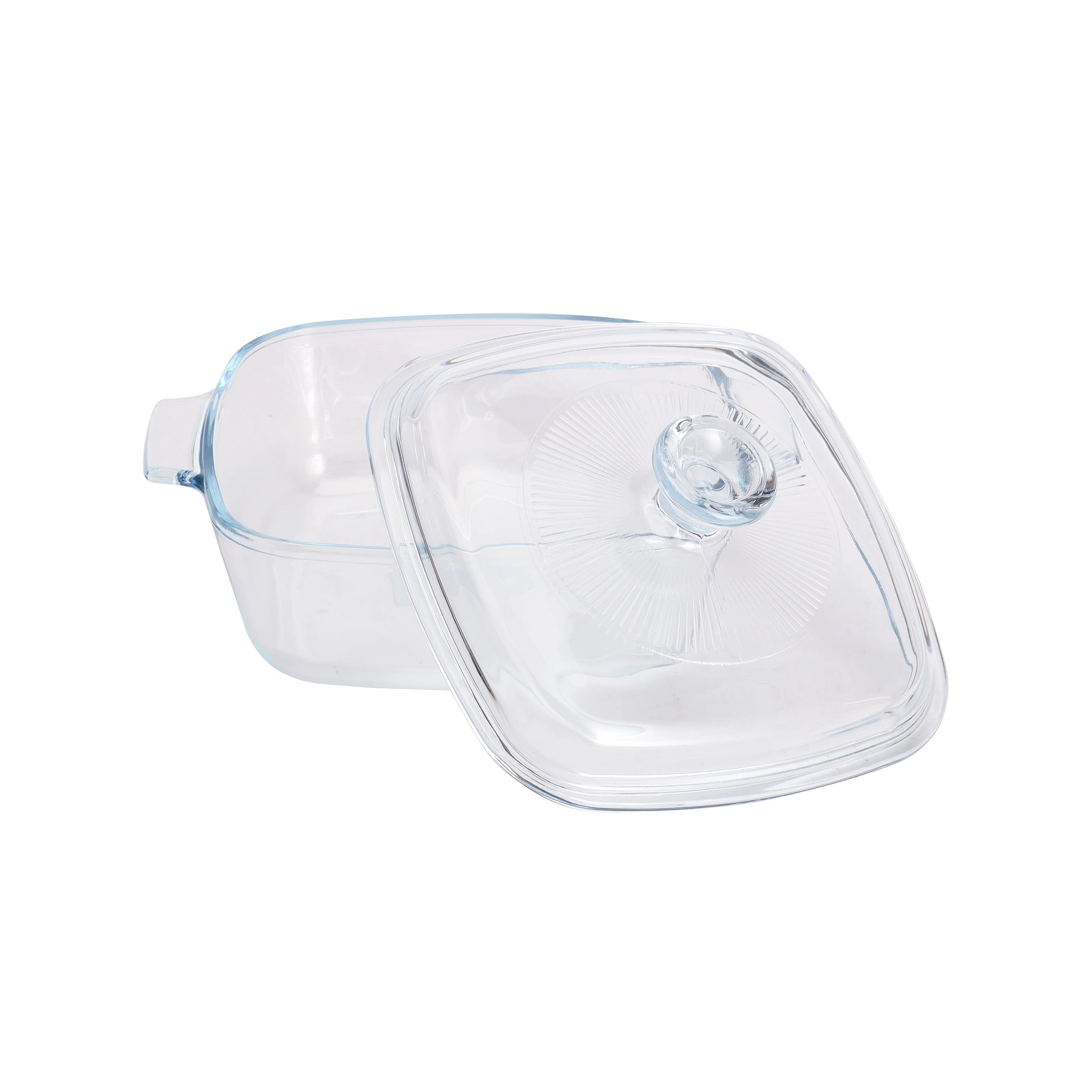 Royalford RF12201 0.8L Tempered Glass Baking Dish with Lid | BPA & Lead Free Bake and Serve Casserole | Oven, Microwave, Freezer & Dishwasher Safe Clear Glass Cookware - Image 3