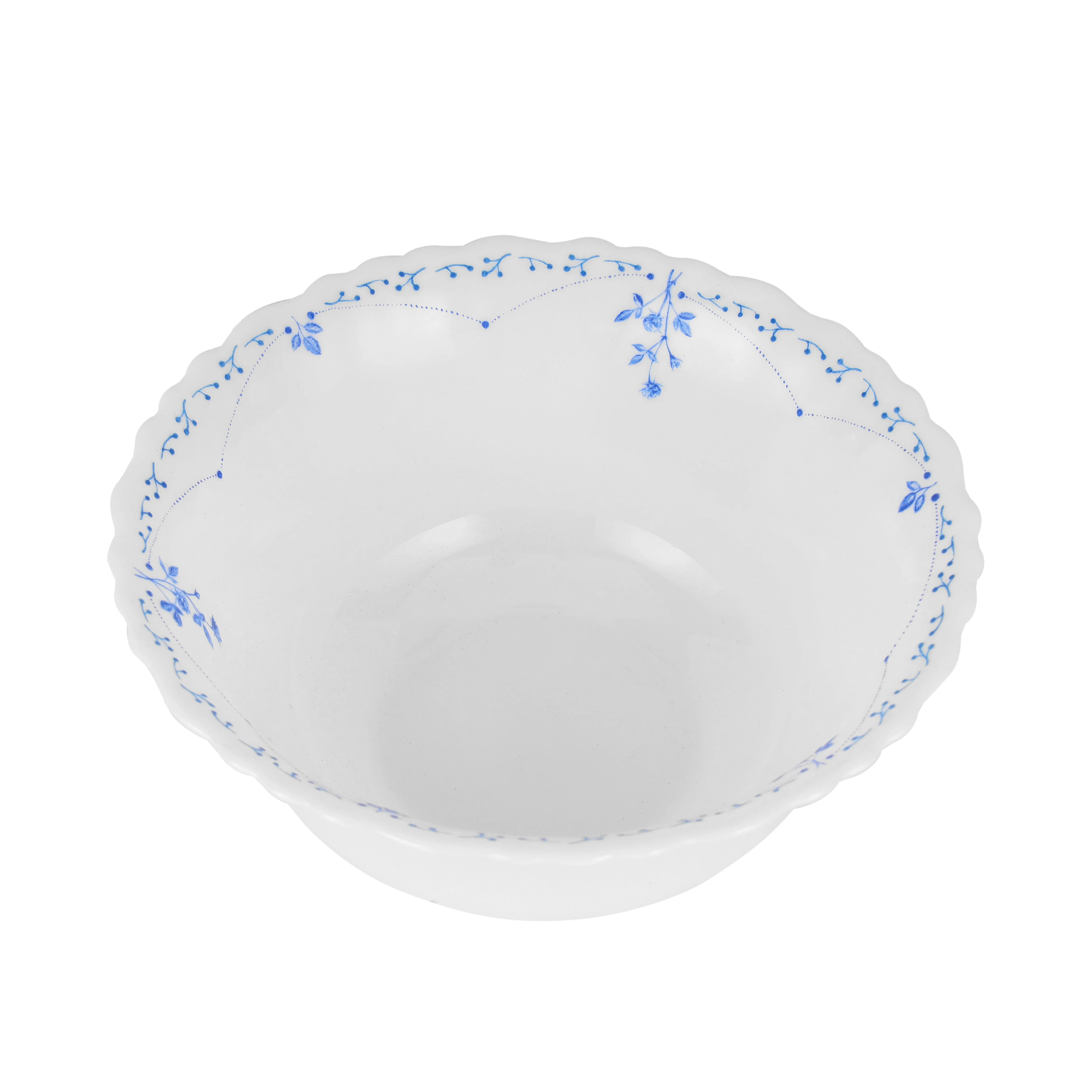 Royalford RF12236 Opalware Soup Bowl | 6 Inch | Chip Resistant | Microwave Safe & Dishwasher Safe | Durable Lightweight Serving Bowl for Soup, Cereal & Daily Dining