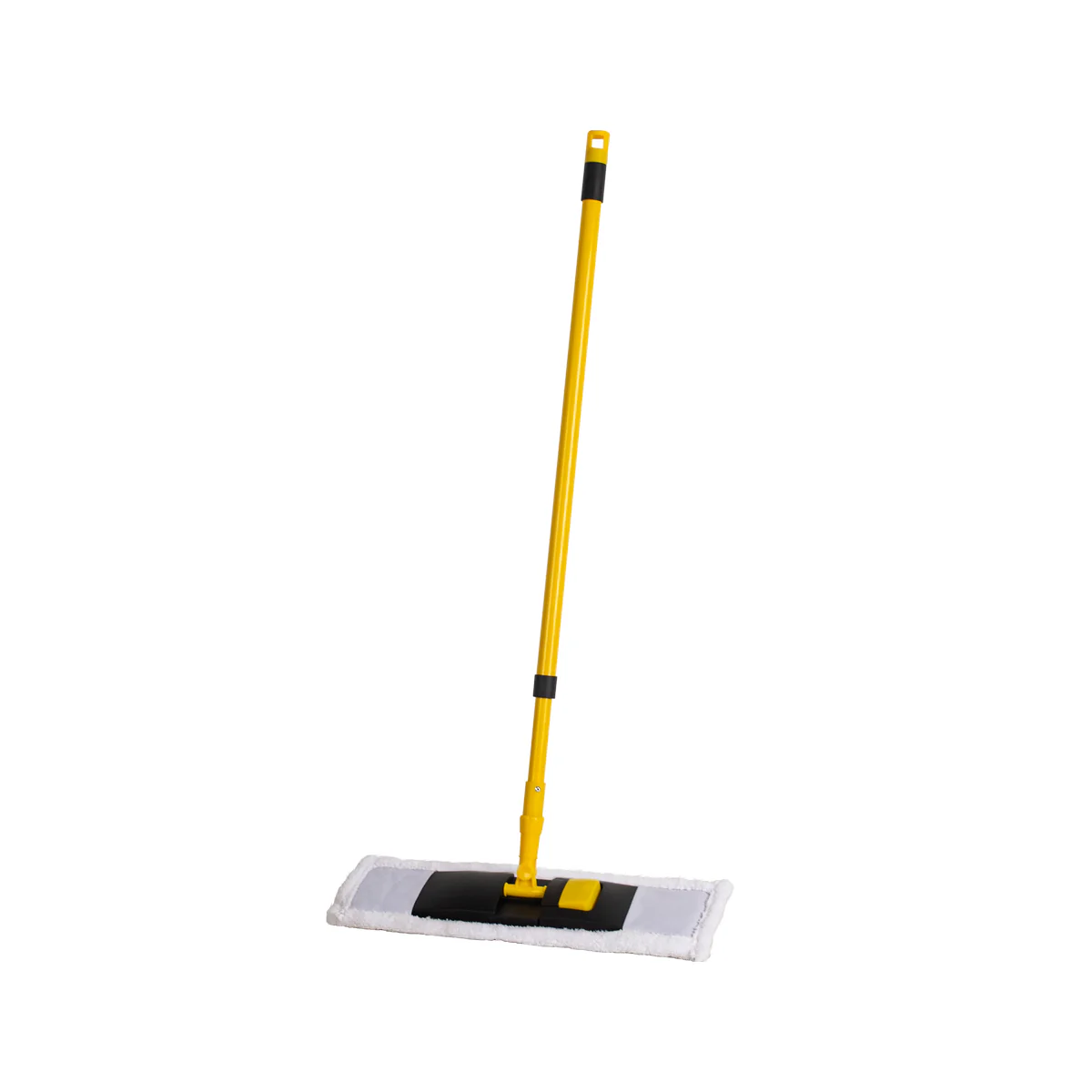 Royalford RF12254 Microfiber Mop with Iron Handle | 43x12cm Wide Head | 130cm Extendable Telescopic Handle | Scratch-Free Professional Floor Cleaning Mop for All Surfaces - Image 2