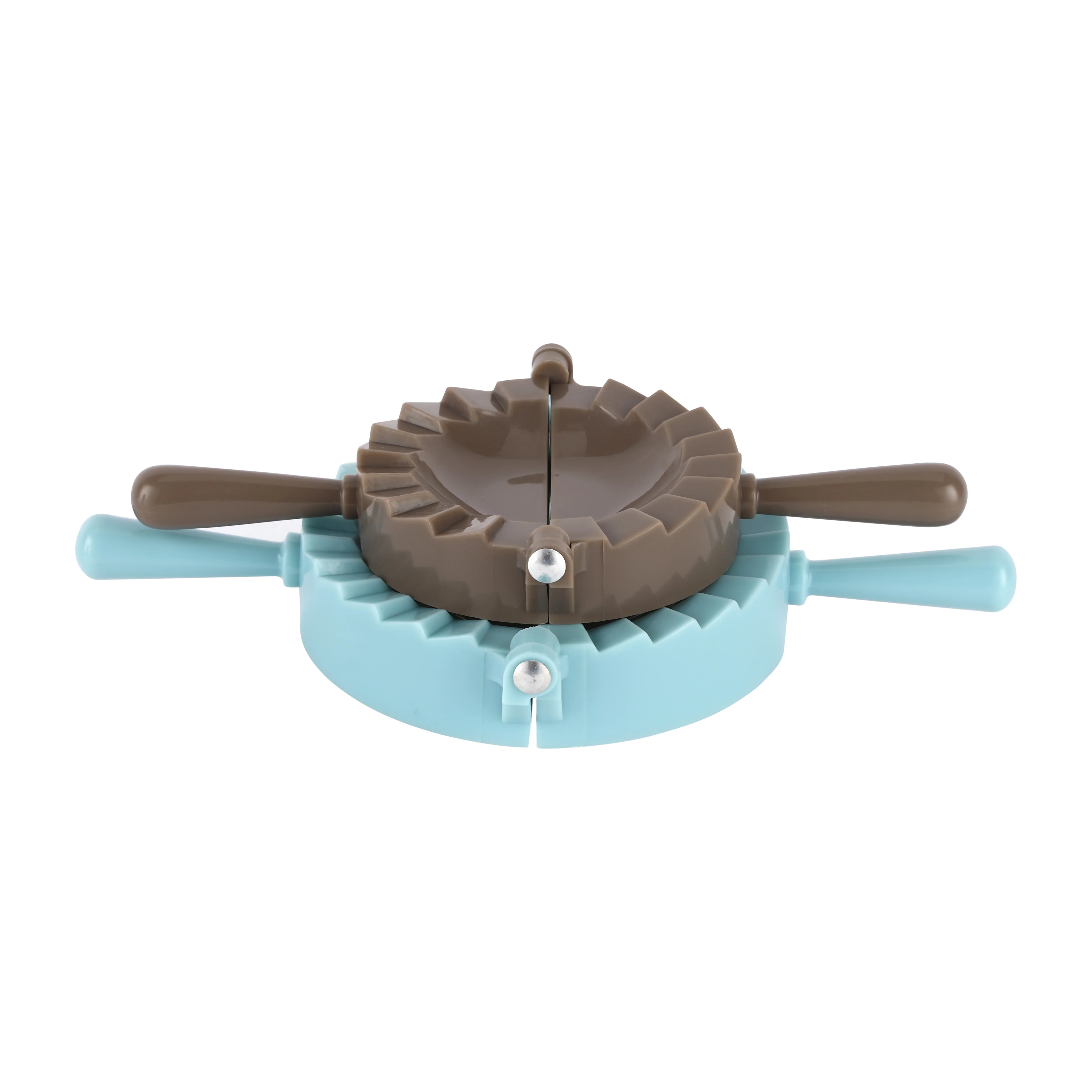 Royalford RF12275 Dumpling Mould Set | 2PC Food Grade Plastic Dumpling Maker Press | Crimped Edge Easy Dumpling Maker Tool | Lightweight & Easy to Clean Design - Image 2