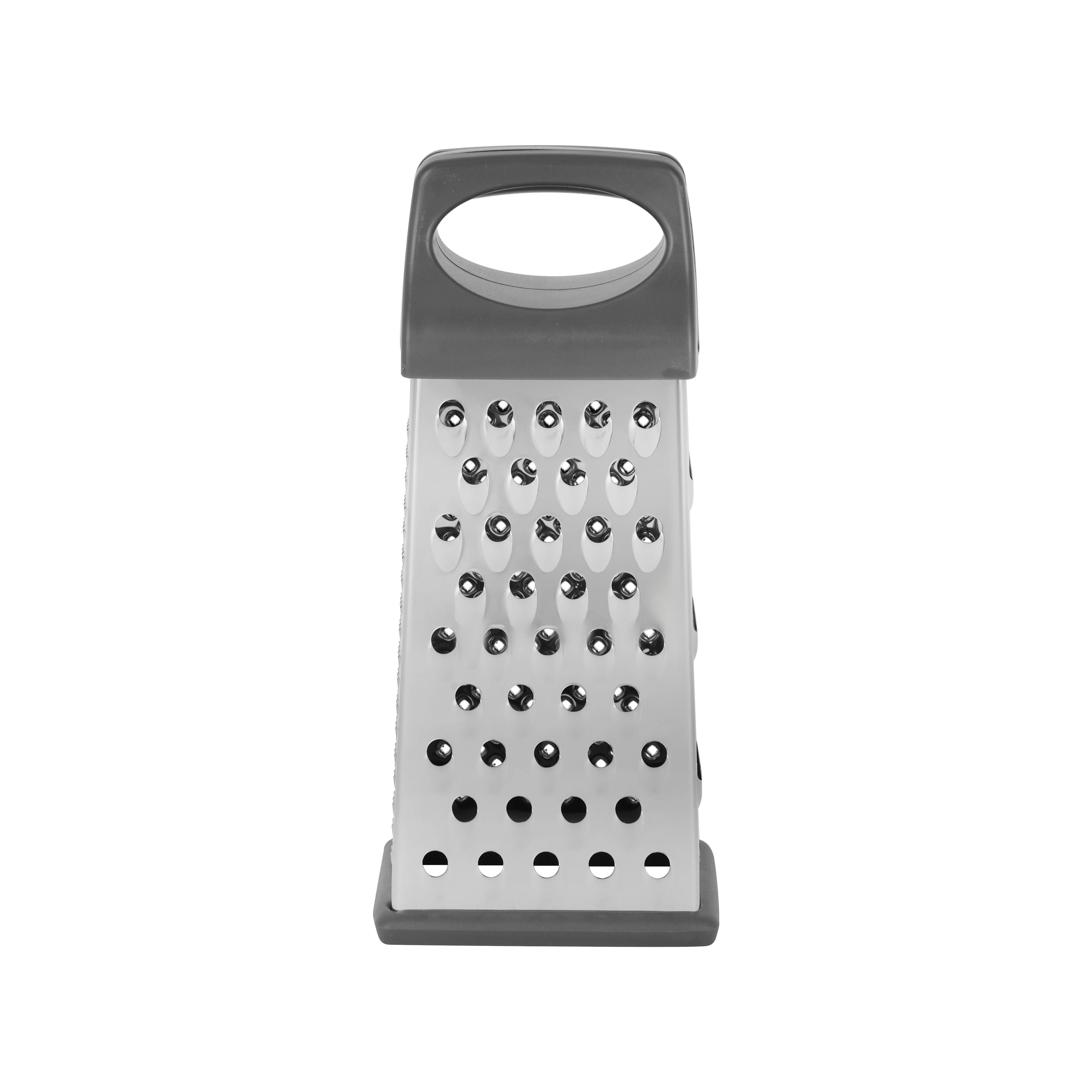 Royalford RF12344 4-Sided Stainless Steel Grater| ultra-sharp blades & ergonomic handle, non-slip base| Multi-function kitchen tool, slicing, shredding & grating easily| - Image 3