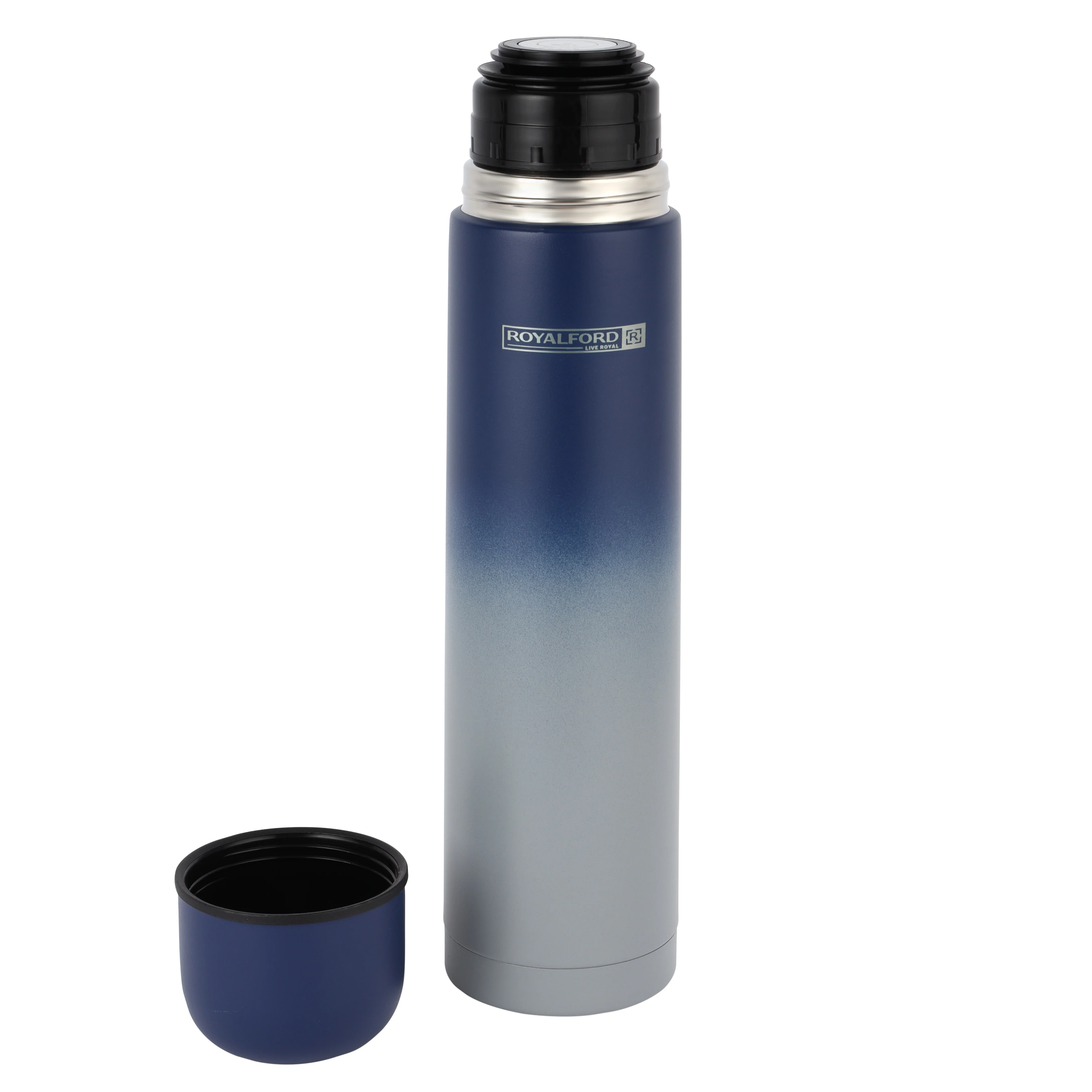 Royalford RF12390 500ml Stainless Steel Vacuum Flask | Double Wall Insulation| Hot & Cold Temperature Retention| Leakproof Lid| Perfect  for Travel, Office & Daily Use - Image 3