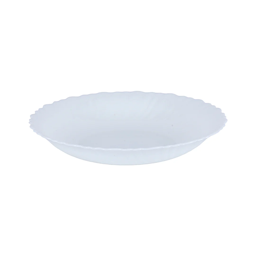 Royalford RF12398 Classic Opalware Dinner Set with 18 elegant white pieces| lightweight and chip-resistant| microwave, freezer and dishwasher safe for everyday dining - Image 3