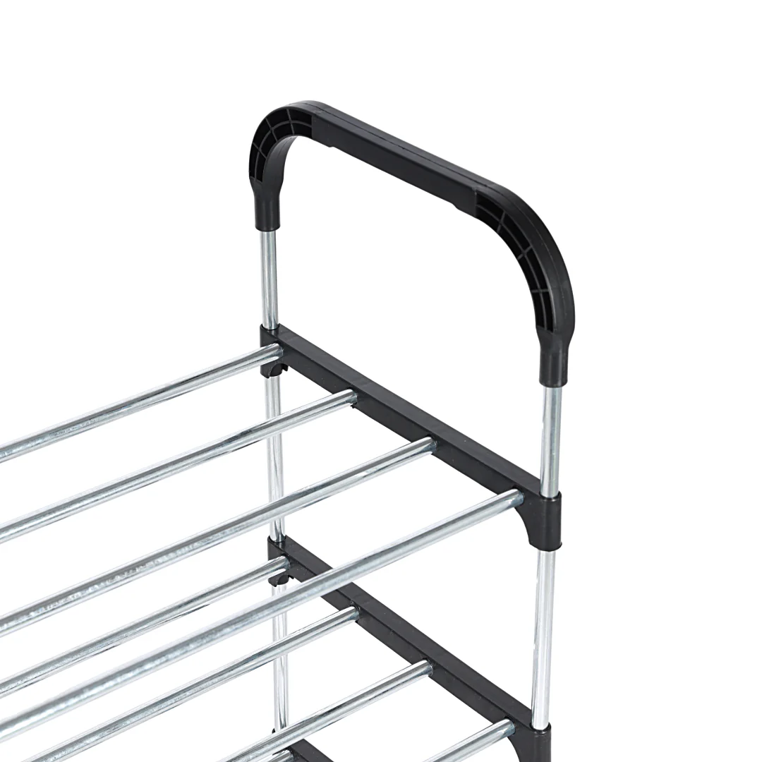 Royalford RF12422 5-Tier Shoe Rack | Durable Iron Frame with High-Quality PP Connectors | Space-Saving Multi-Layer Storage Shelf for Shoes| Lightweight| Easy to Assemble - Image 5