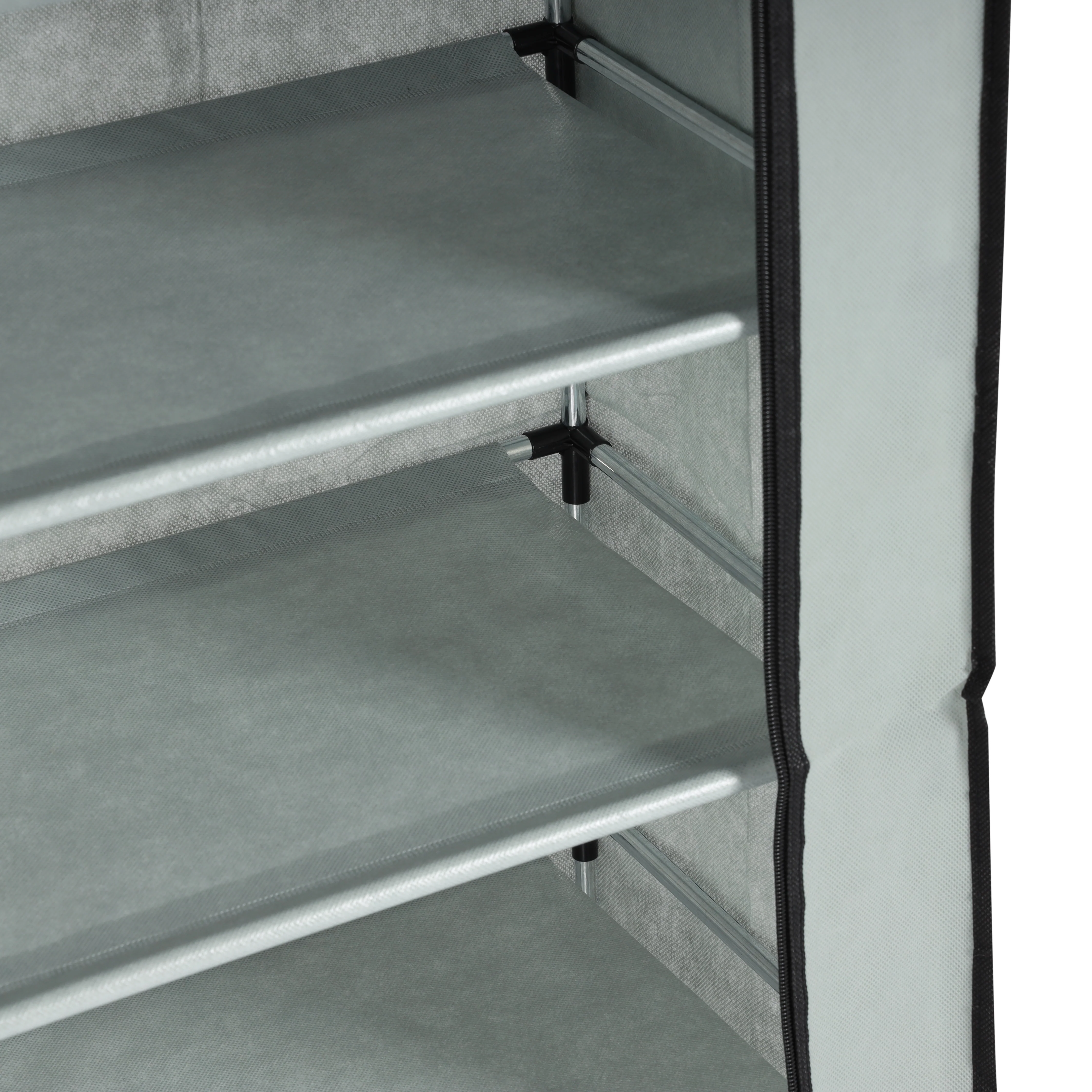 Royalford RF12425 7-Tier Shoe Rack Fabric Cabinet | Space-Saving Vertical Shoe Organizer | Strong Metal Rods| Dust-Proof Fabric Cover| Easy Assembly & Lightweight Design - Image 5