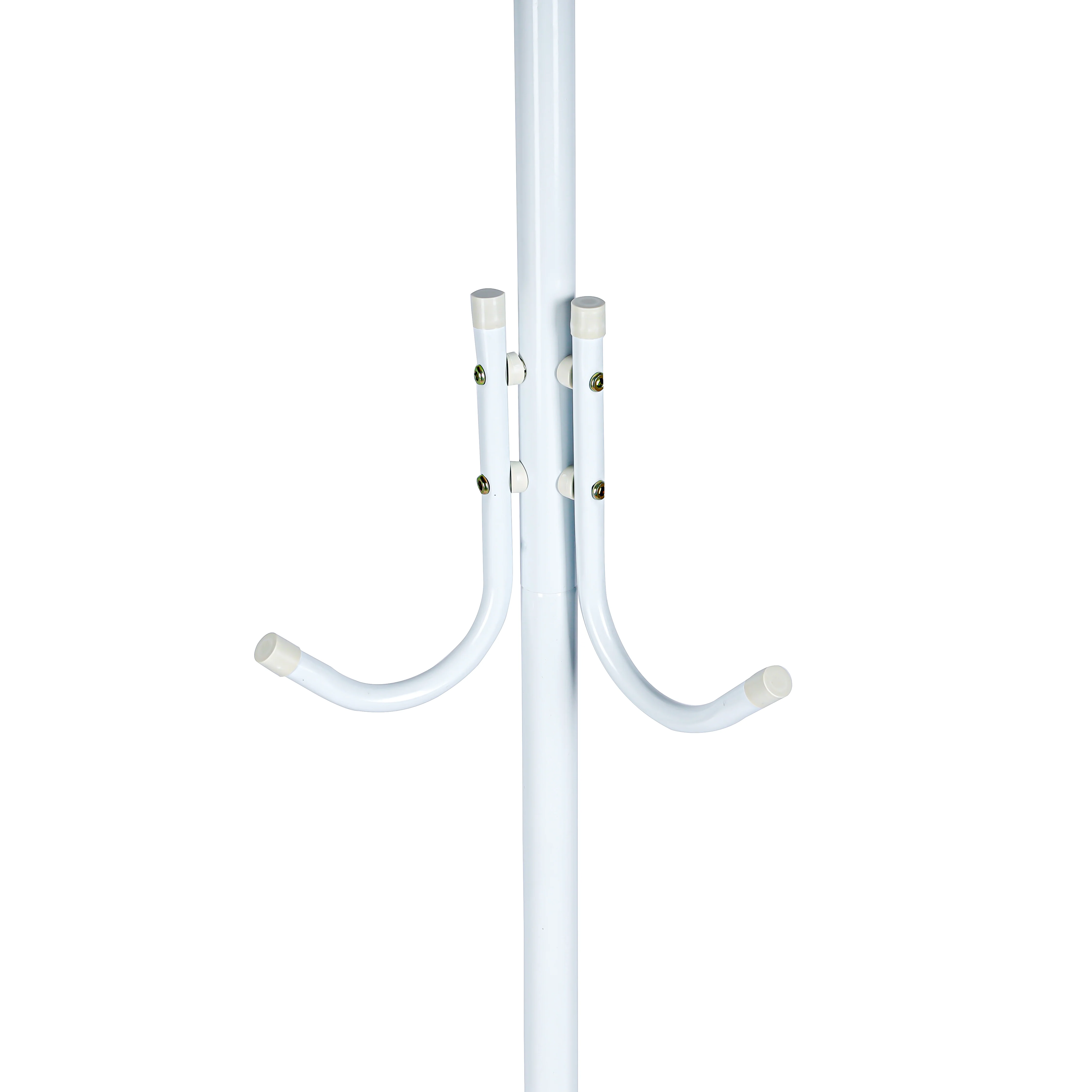 Royalford RF12430 Clothes Hanger Stand with 8 Hooks | Heavy Duty Metal Coat Rack | Stable Tripod Base | Capped Hooks & Anti-Slip Floor Protection for Home & Office Use - Image 5