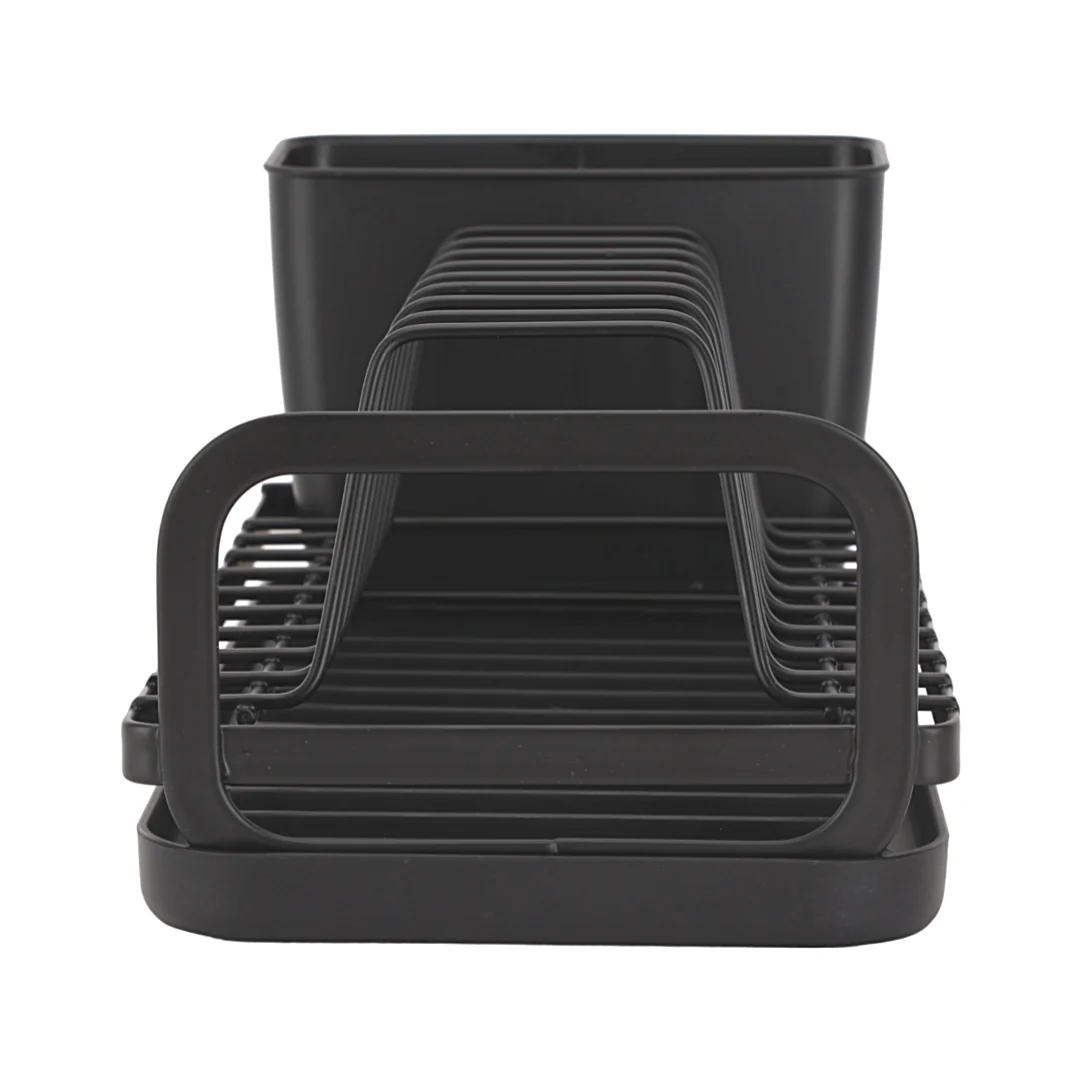 Royalford RF12445 Dinky Dish Rack with Cutlery Holder & Drain Board | Compact 8 Plate Capacity | Space Saving Kitchen Countertop Organizer | Durable Iron Construction - Image 4