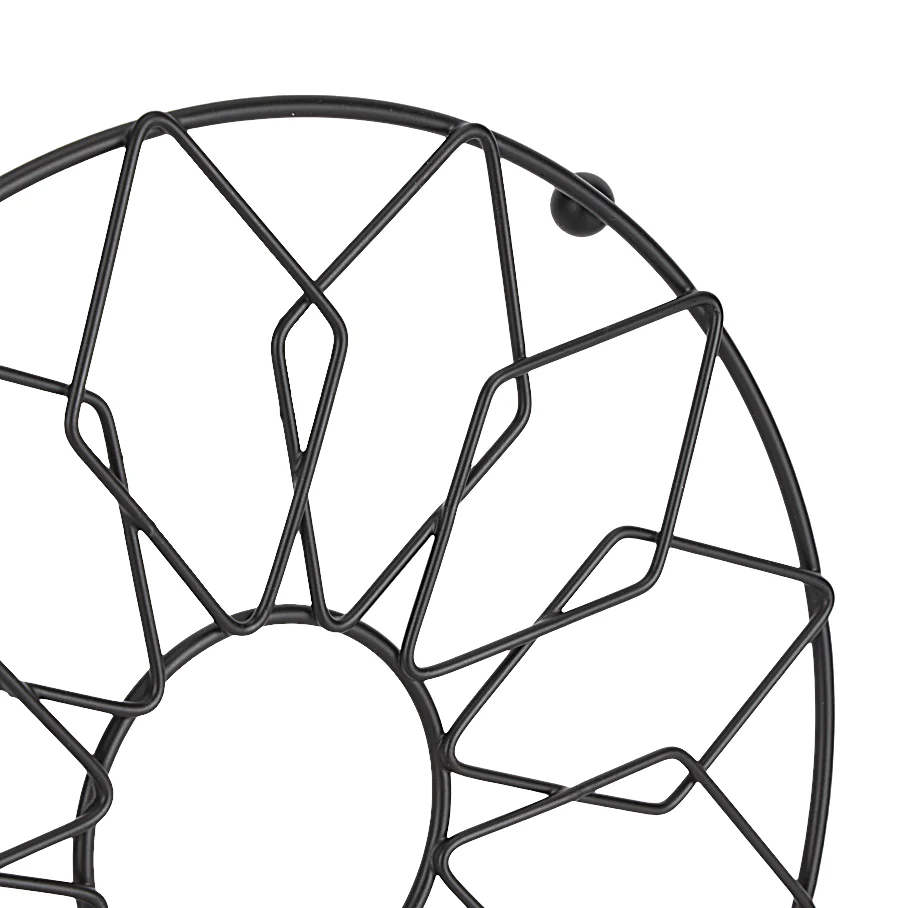 Royalford RF12447 Iron Trivet 20CM | heavy-duty heat-resistant design & durable iron build| round base, protects countertops, for hot pots, cooking and serving| - Image 5
