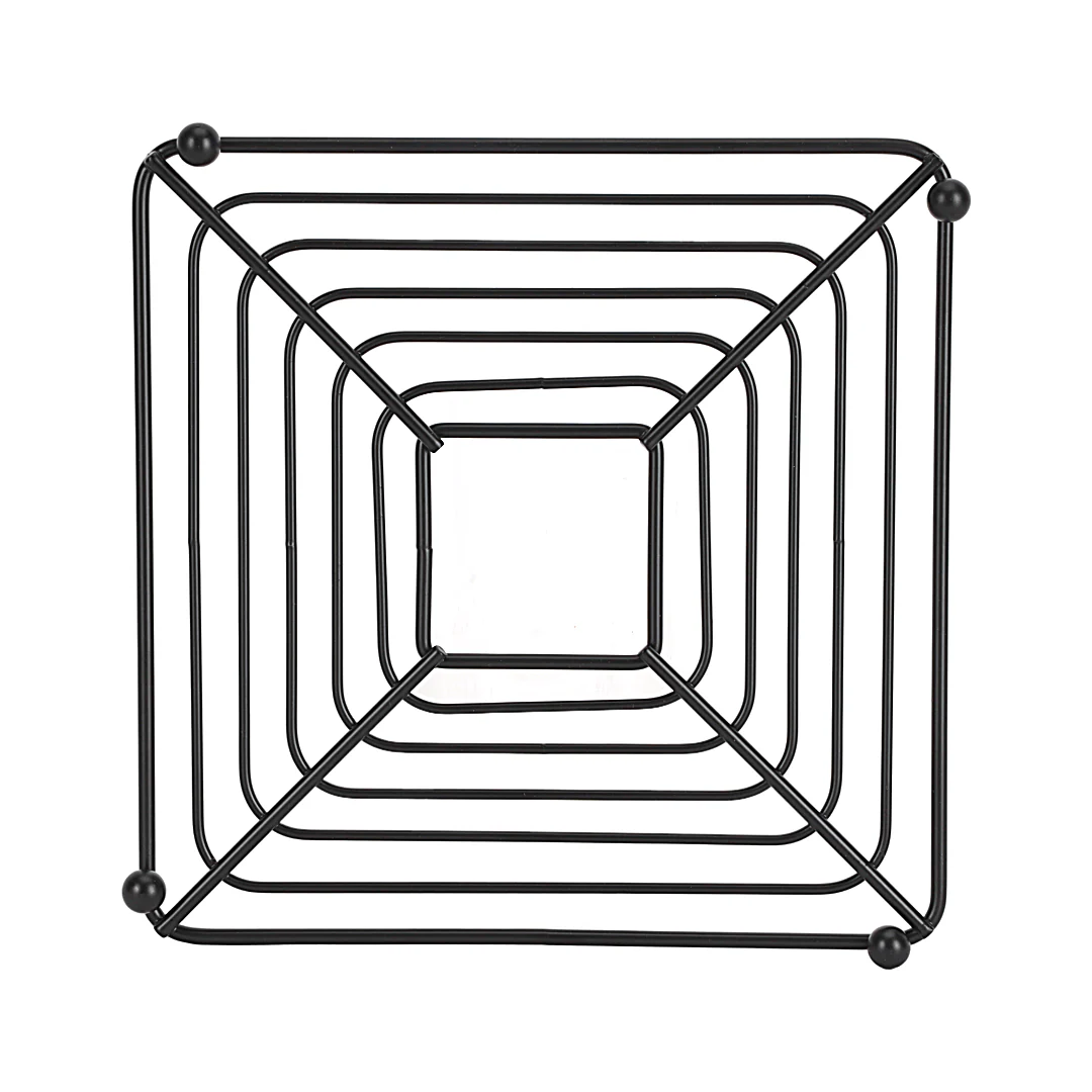 Royalford RF12448 Iron Trivet 18CM square stand| heavy-duty heat-resistant iron design protects countertops and tables| ideal for hot pots, cooking, steaming | - Image 3
