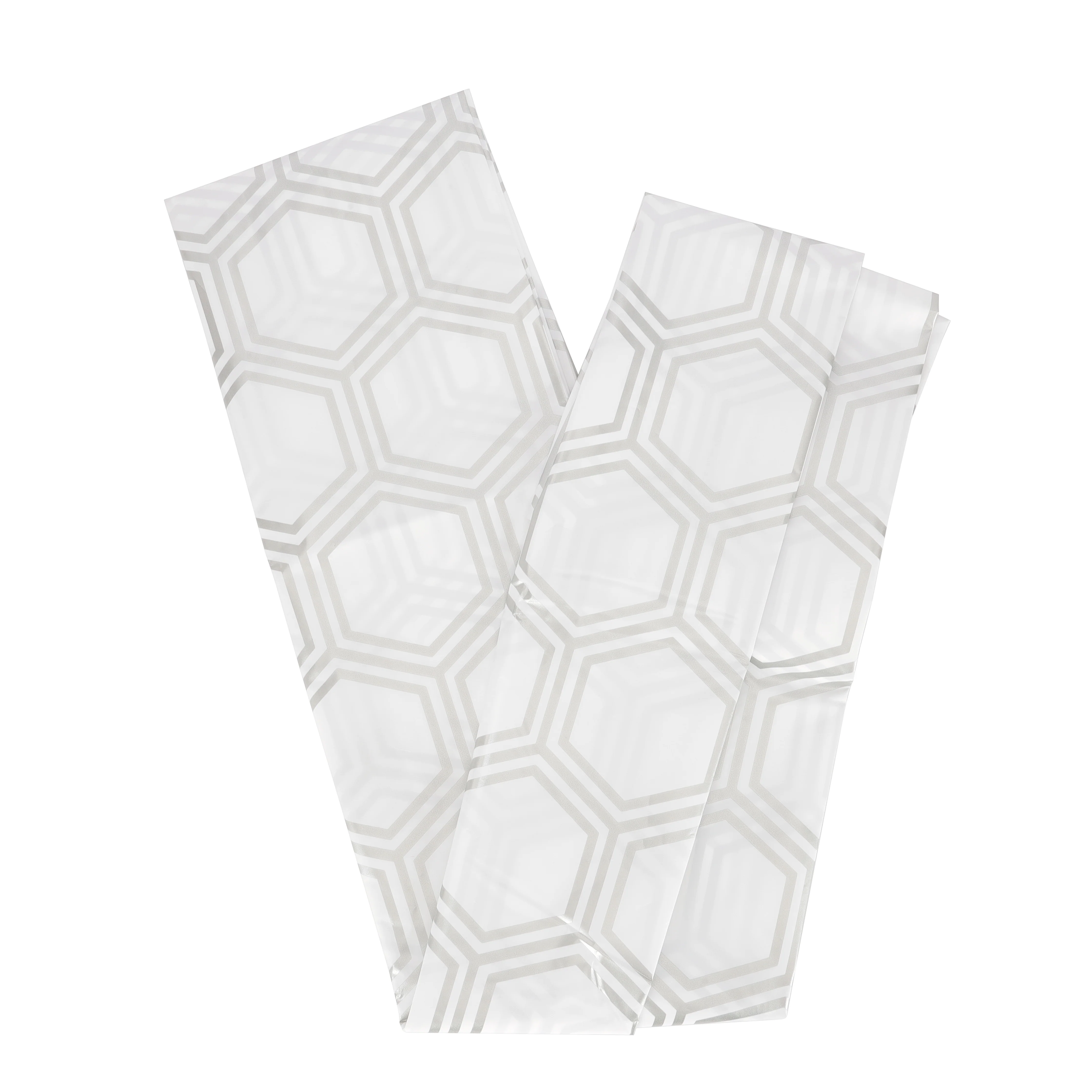 Royalford RF12450 PEVA shower curtain 180x180cm| water-repellent, quick-drying and machine washable| odourless and chlorine-free curtain ideal for modern bathrooms| - Image 3