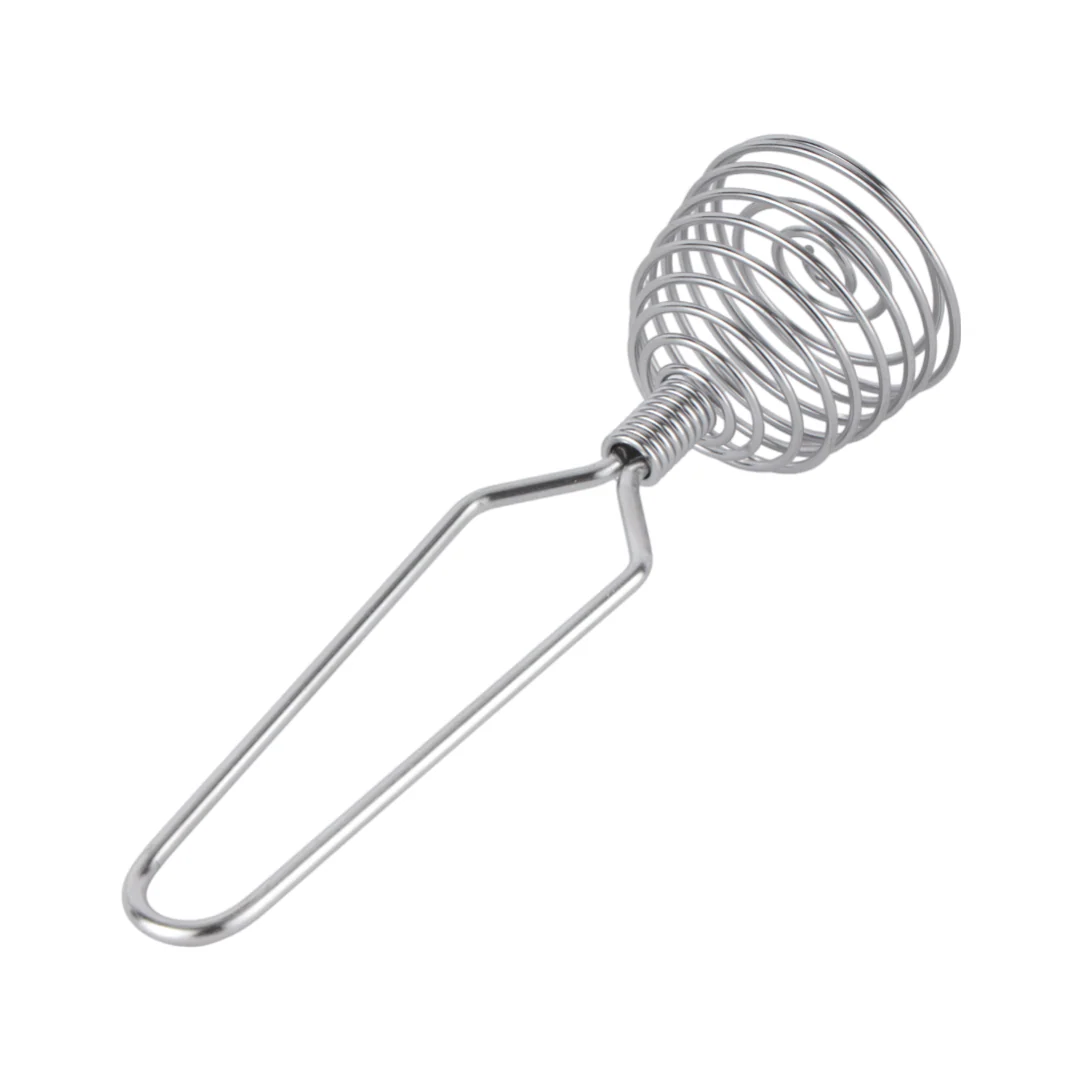 Royalford RF12460 Stainless Steel 7 Inch Whisk |  Heavy Duty Spring Coil  | Ergonomic Handle | Dishwasher Safe ,Rust Resistant Multipurpose Kitchen Mixing Beating Tool - Image 2