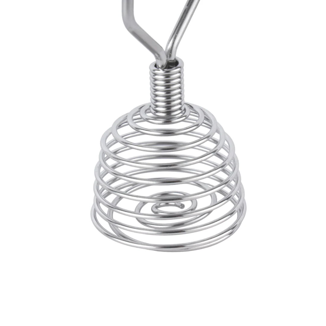 Royalford RF12460 Stainless Steel 7 Inch Whisk |  Heavy Duty Spring Coil  | Ergonomic Handle | Dishwasher Safe ,Rust Resistant Multipurpose Kitchen Mixing Beating Tool - Image 5