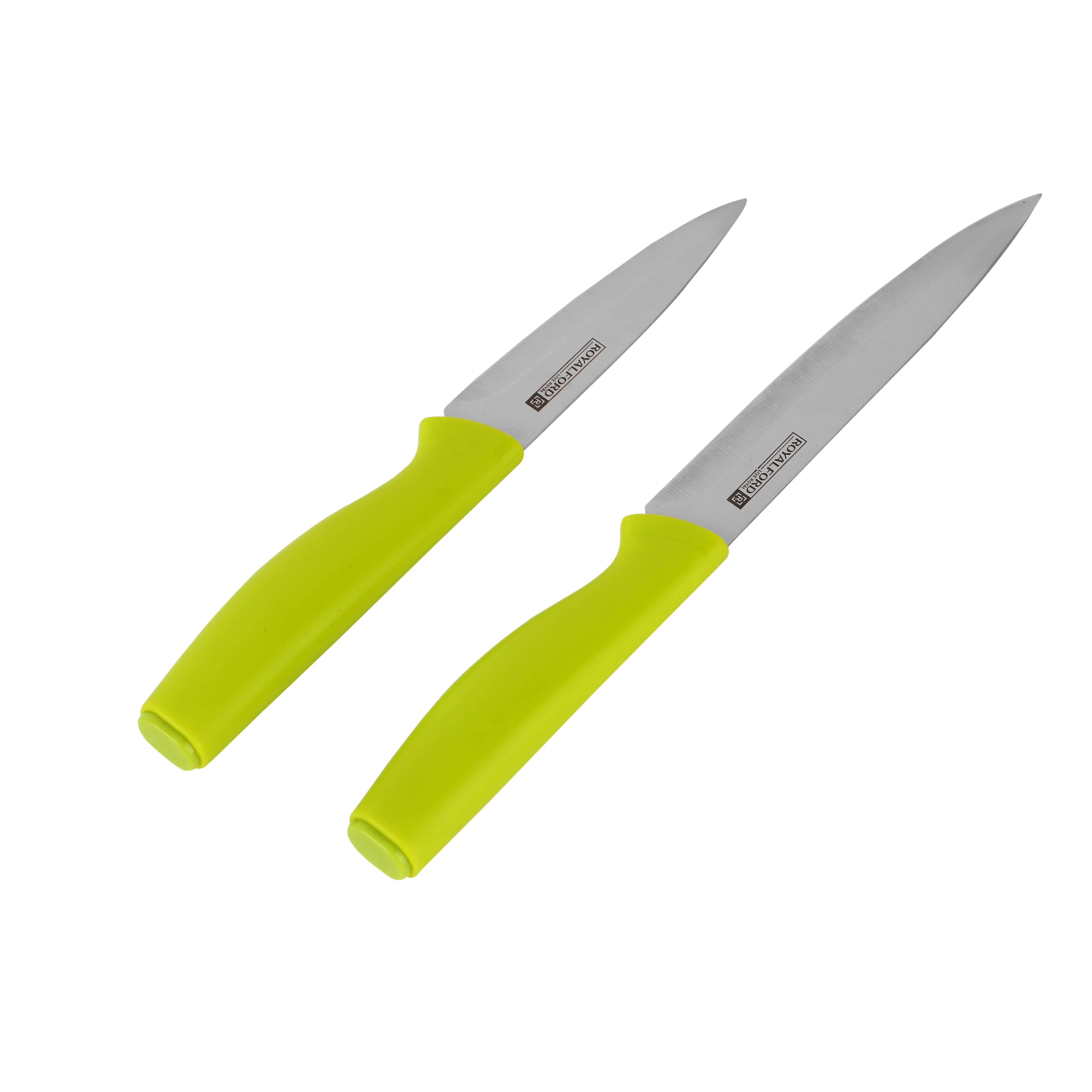 Royalford RF12468 2PC Knife Set with Cutting Board | Stainless Steel 3.5” Paring & 5” Utility Knives| Strong PP Handle|  Dishwasher Safe Design for Everyday Cooking Use - Image 3