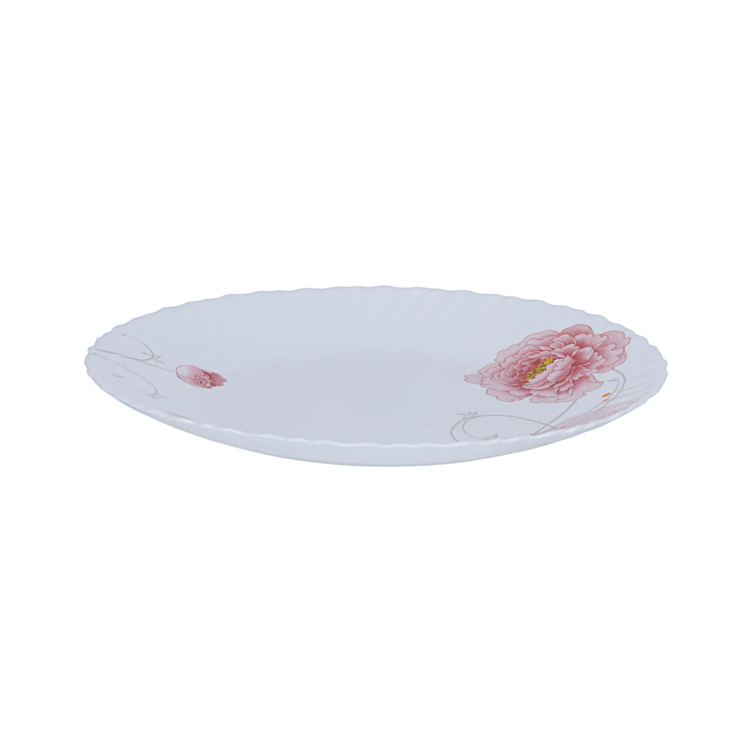 Royalford RF12469 Opalware Dinner Set 33 Pieces | Elegant Floral Design, Microwave & Dishwasher Safe, Lightweight Chip-Resistant Tableware for Everyday Dining & Home Use - Image 2