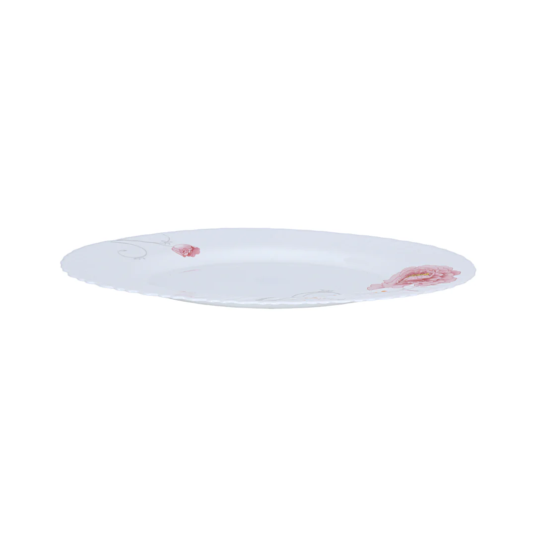 Royalford RF12469 Opalware Dinner Set 33 Pieces | Elegant Floral Design, Microwave & Dishwasher Safe, Lightweight Chip-Resistant Tableware for Everyday Dining & Home Use - Image 4
