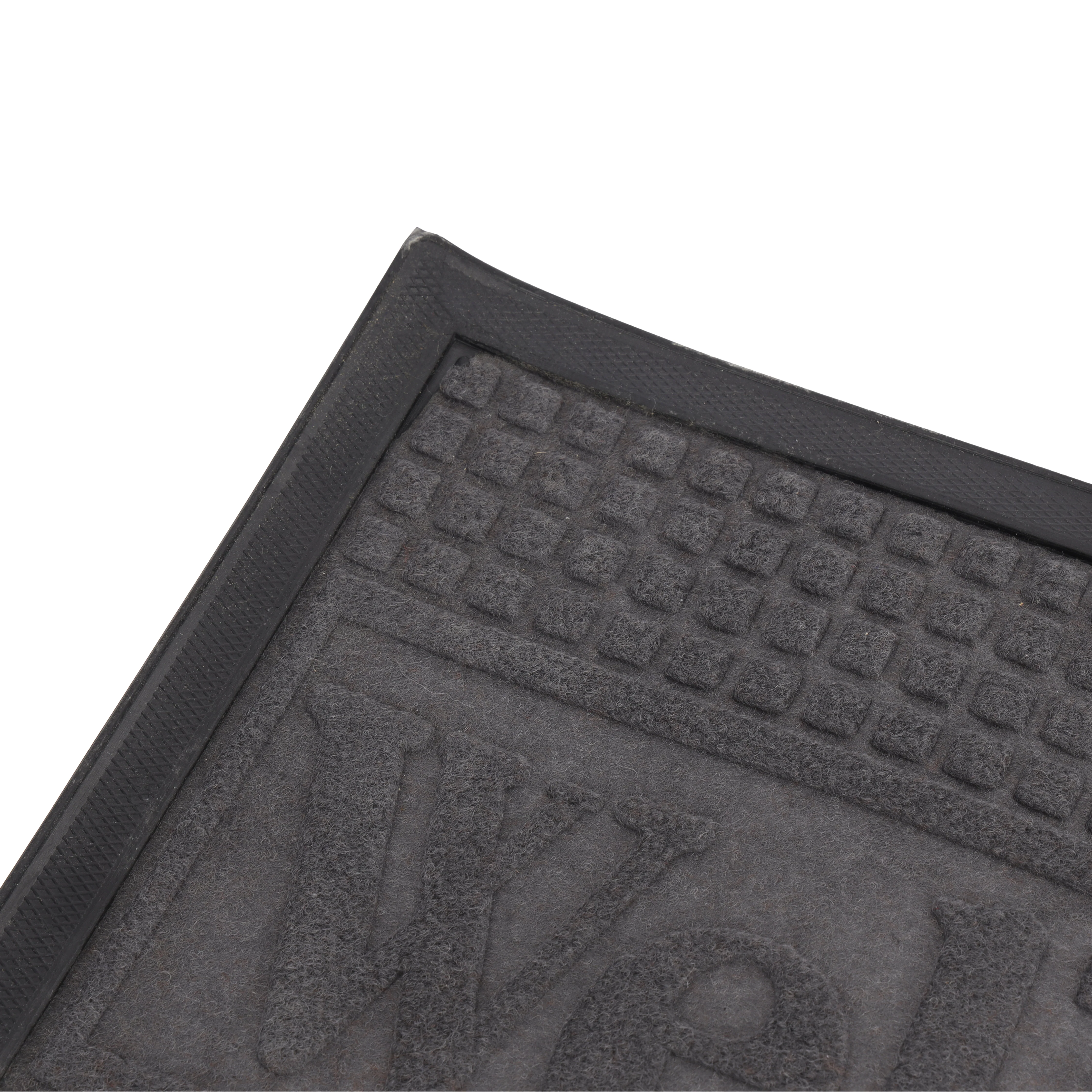 Royalford RF12474 door mat 40x60cm| made from durable polyester with non-skid base| washable and easy to maintain, ideal for doorways, entrances and floors use| - Image 4