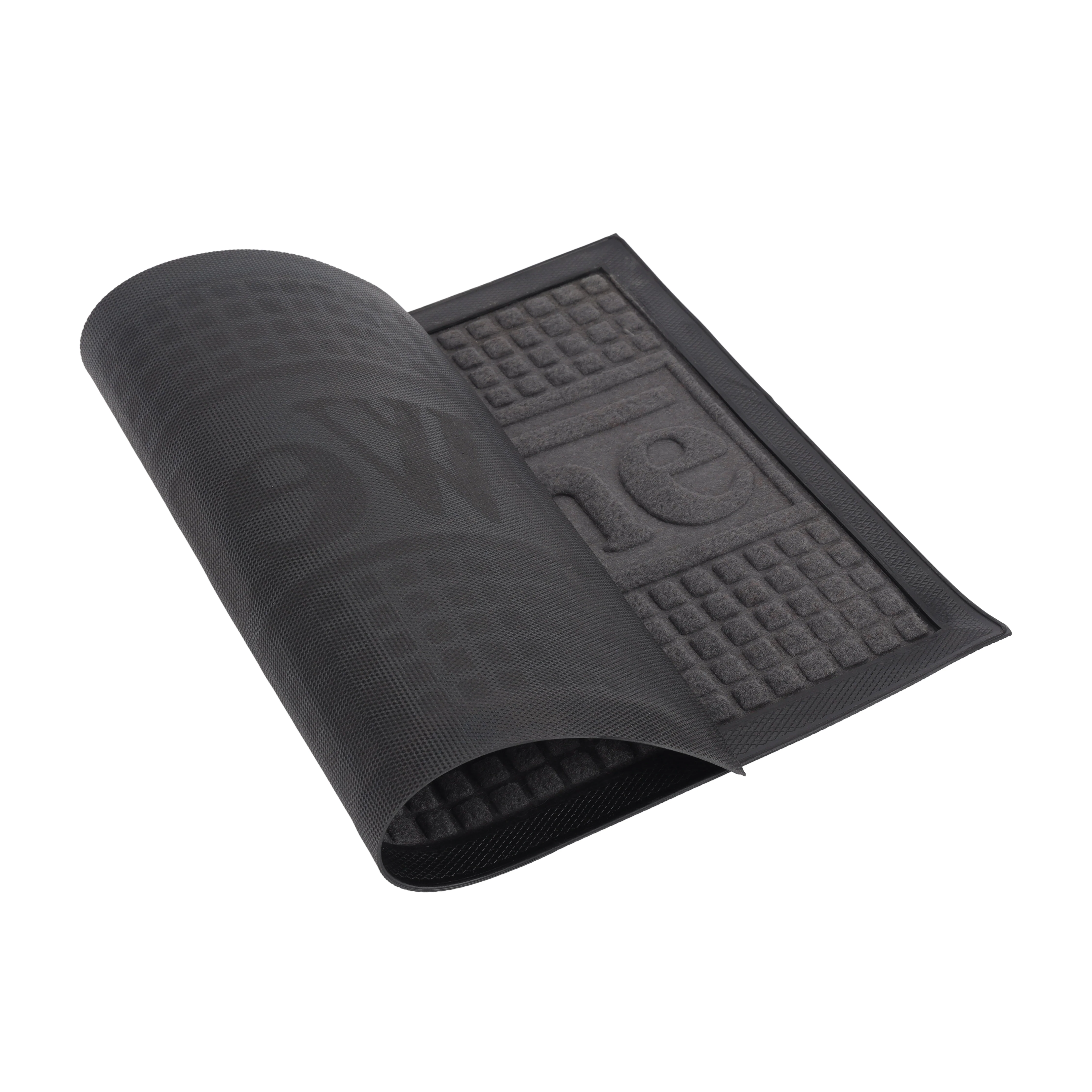 Royalford RF12474 door mat 40x60cm| made from durable polyester with non-skid base| washable and easy to maintain, ideal for doorways, entrances and floors use| - Image 5