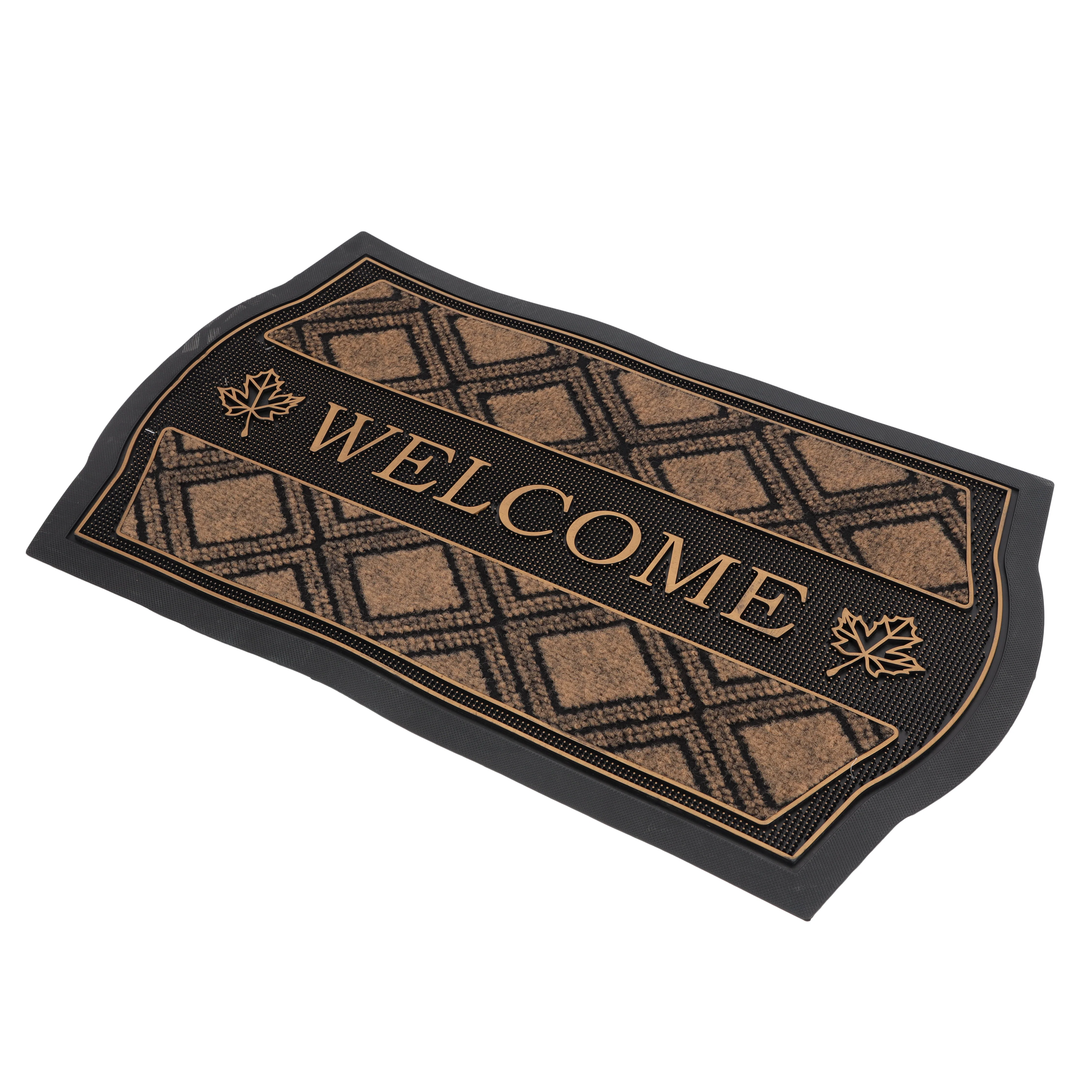 Royalford RF12476 Welcome Door Mat 40x70cm | Premium PVC Non-Skid Washable Entrance Floor Mat | Dirt Trapping Surface for Home, Office, Indoor & Outdoor Doorway Use - Image 3