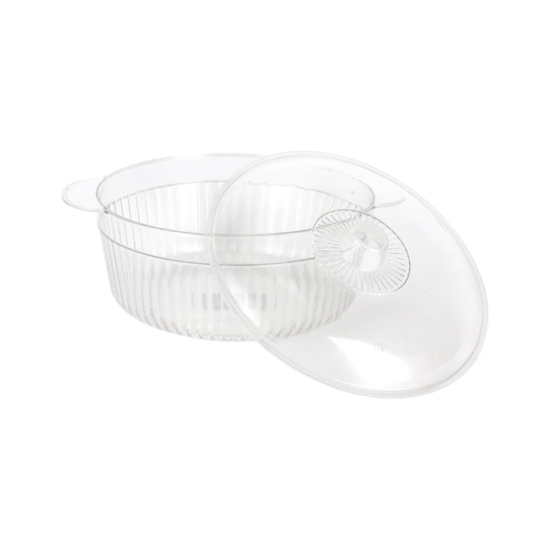 Royalford RF12483 Storage Bowl| Lid 2L BPA Free PET Plastic Freezer and Safe Transparent with Mixing Serving Bowl| Lid Wide Mouth Multi Purpose Kitchen Container| - Image 4