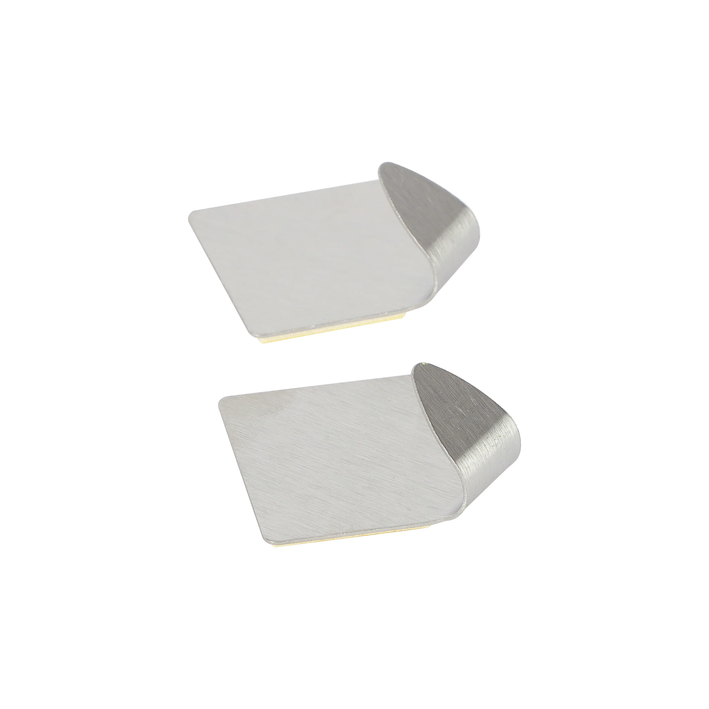 Royalford RF12495 2PC Sticky Hooks | Stainless Steel Adhesive Wall Hooks | Strong Self Adhesive | No Drill Wall Mount Hooks for Kitchen, Bathroom & Home Organizer - Image 3