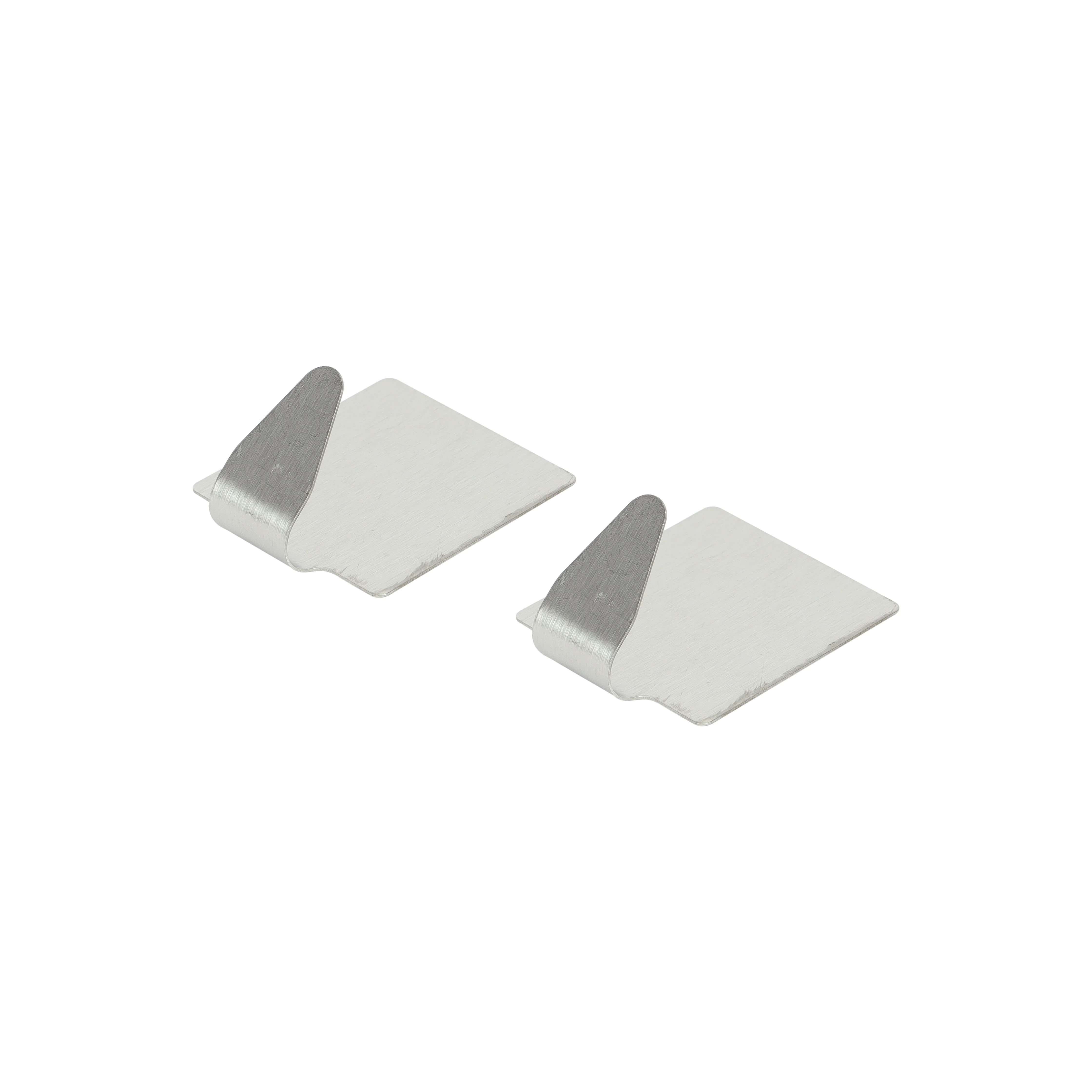 Royalford RF12501 2PC Stainless Steel Sticky Hooks | Self Adhesive Wall Hooks | Durable Strong Hold Multipurpose Organizer for Kitchen, Bathroom, Home and Office Use - Image 3