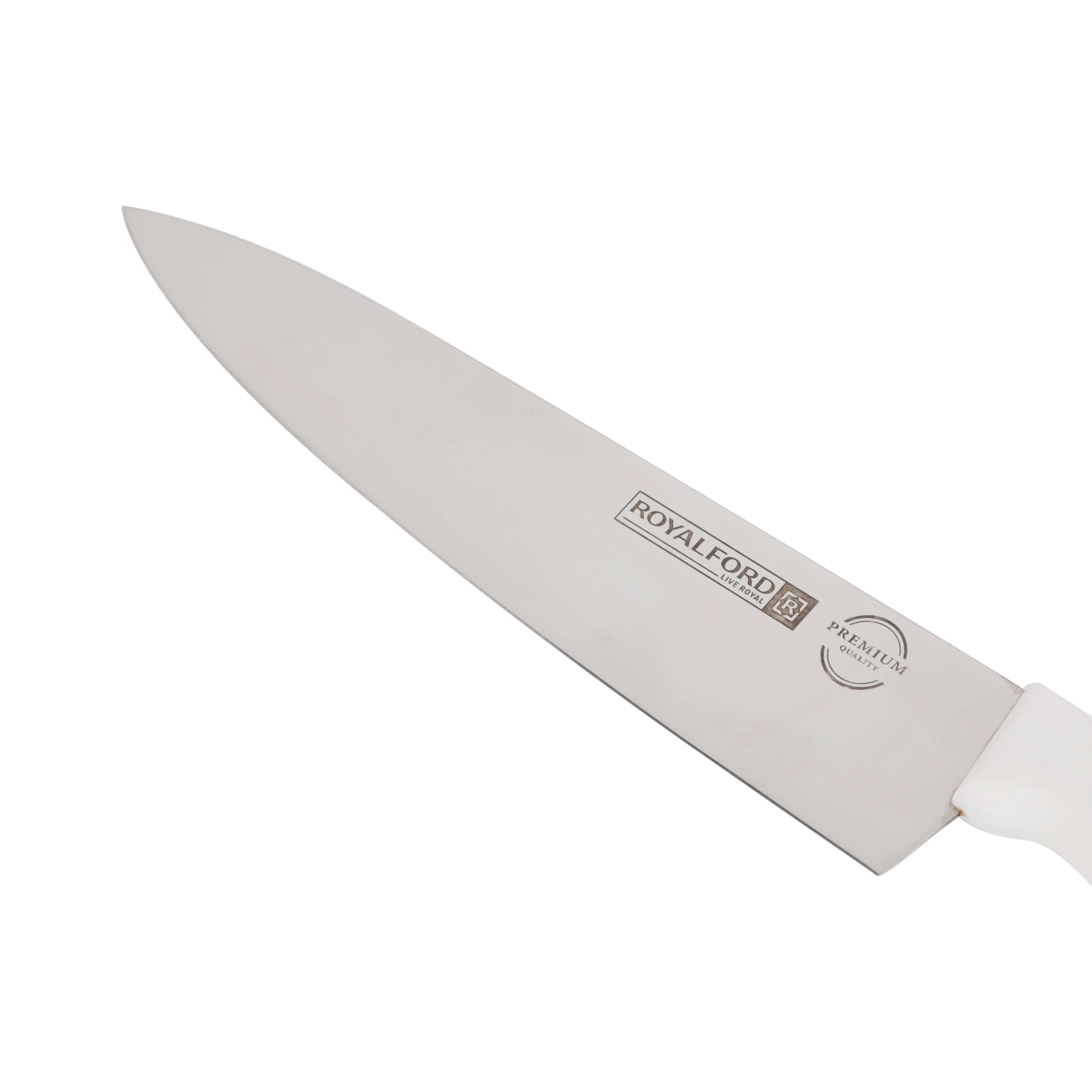 Royalford RF12556 10 Inch Chef Knife |Stainless Steel Blade Kitchen Cutting Knife Ergonomic PP Handle | Multipurpose Knife for Chopping, Slicing, Dicing Meat & Vegetables - Image 5