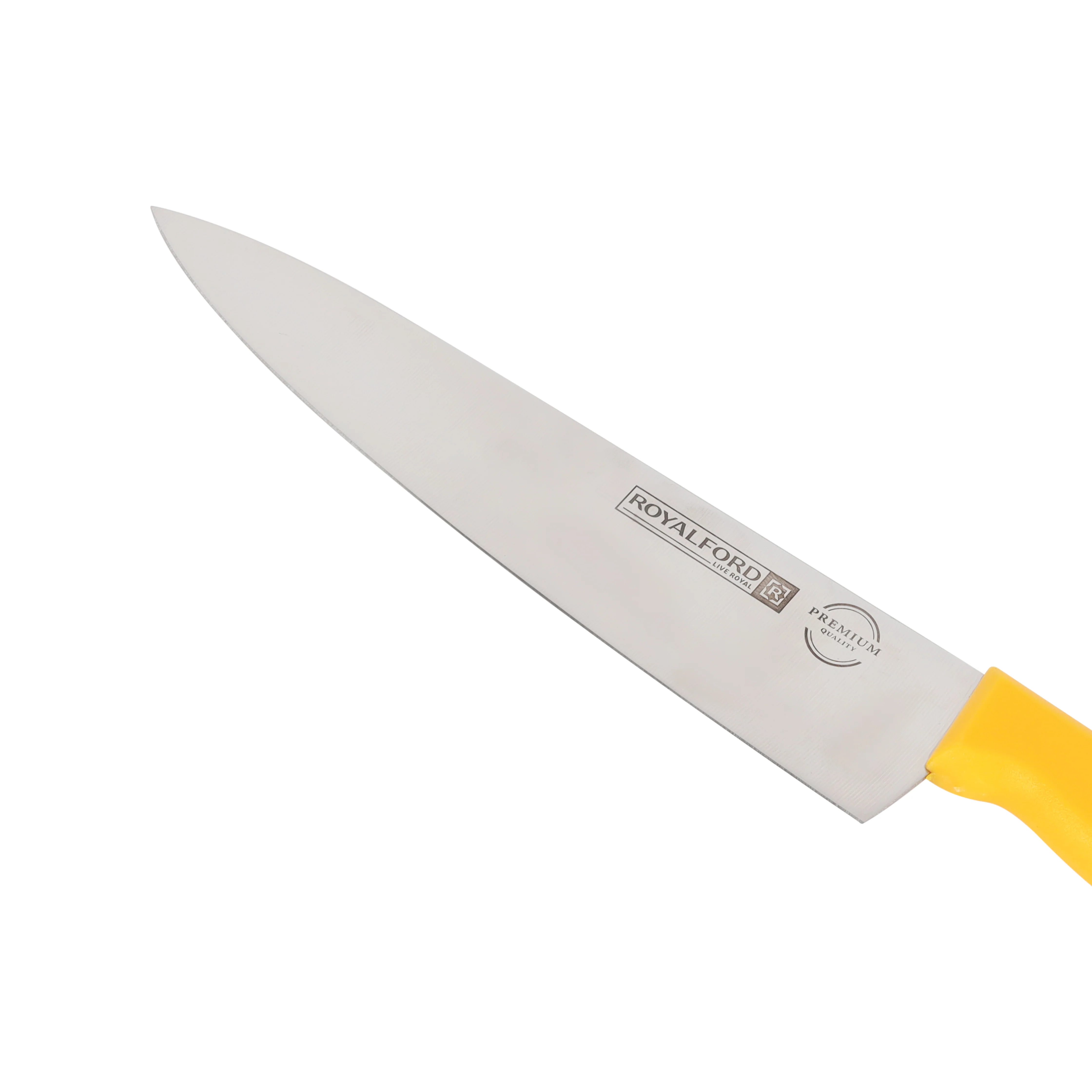 Royalford RF12557 10 Inch Chef Knife | Stainless Steel Blade | Ergonomic PP Handle | Extra Sharp Multipurpose Knife for Chopping, Slicing, Dicing Meat & Vegetables - Image 5