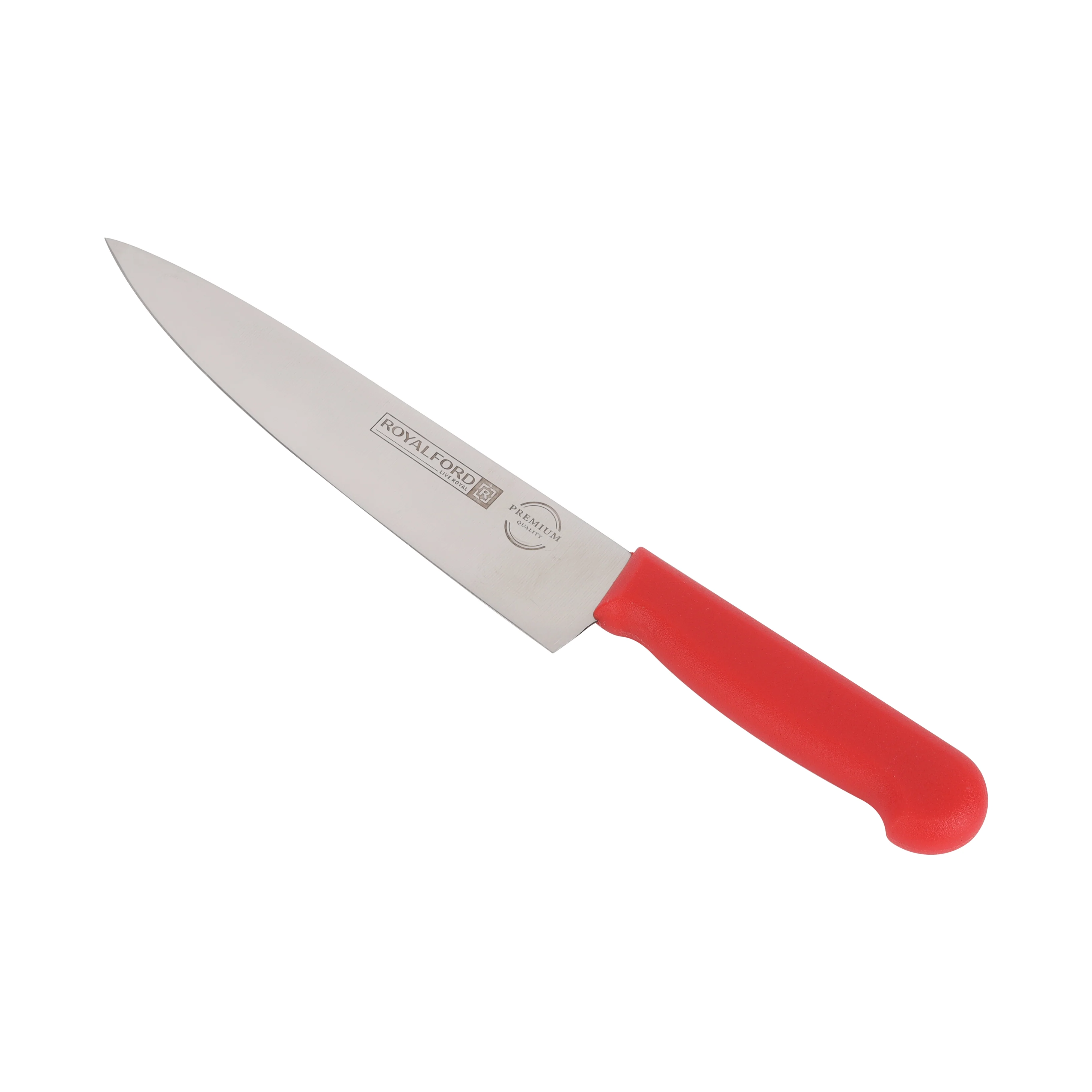 Royalford RF12559 8 Inch Chef Knife | Food Grade Stainless Steel Kitchen Knife | Extra Sharp Blade| Ergonomic PP Handle | Dishwasher Safe Multipurpose Cutting Knife - Image 3