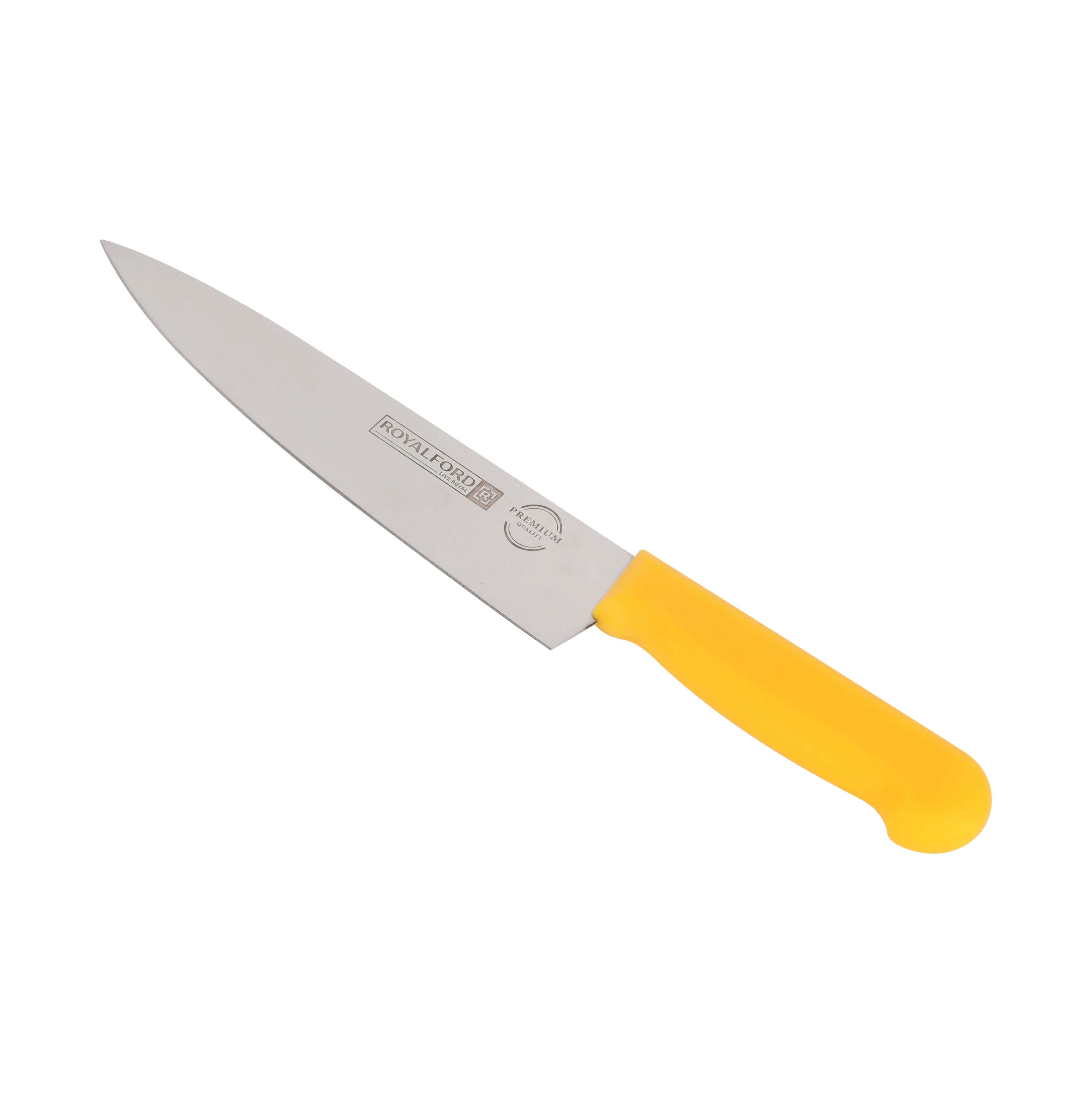 Royalford RF12561 8 Inch Chef Knife | Food Grade Stainless Steel Kitchen Knife | Extra Sharp Blade| Ergonomic PP Handle | Dishwasher Safe Multipurpose Cutting Knife - Image 3