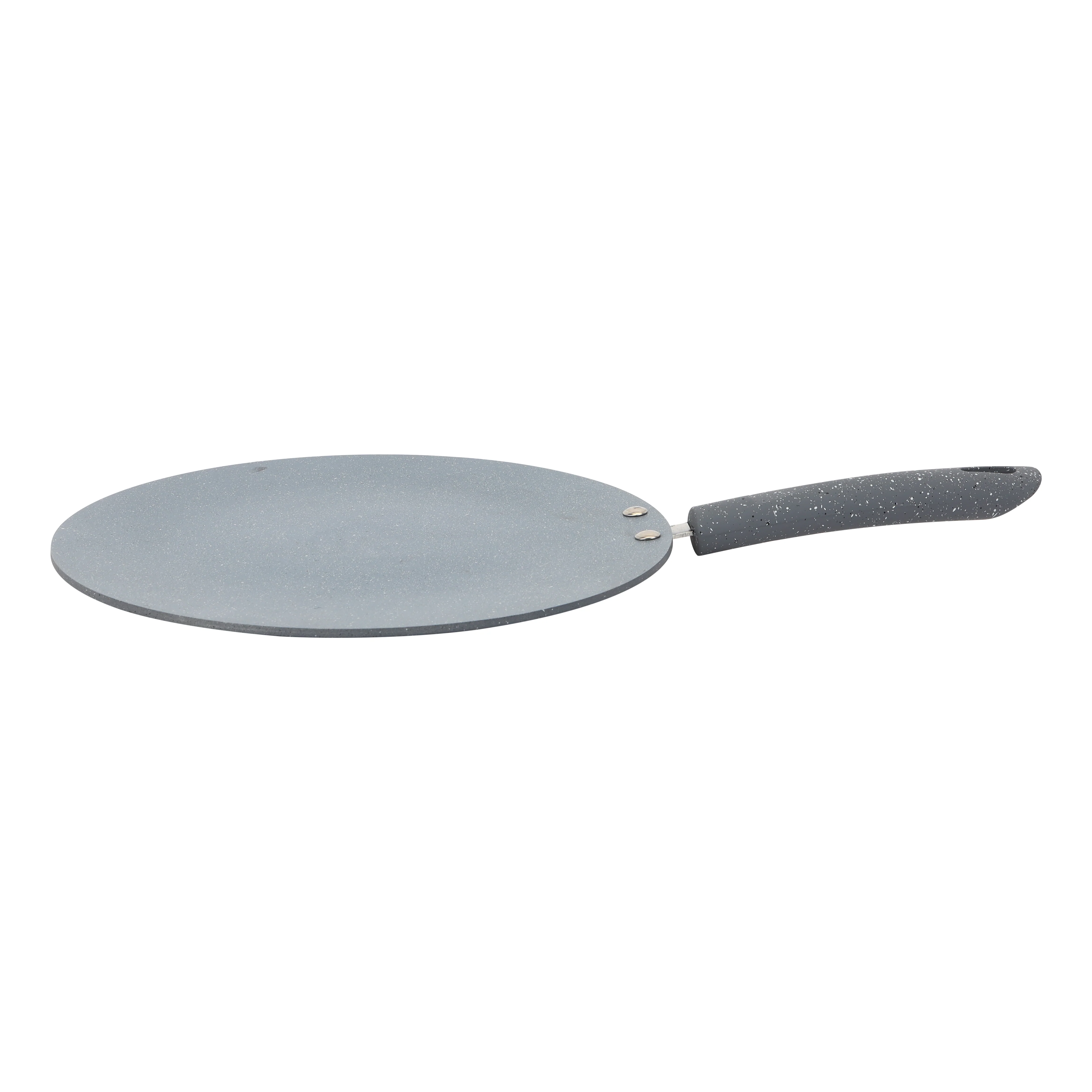 Royalford RF12565 26cm Aluminium Non-Stick Roti Tawa | 4mm Thick Base | Marble Coated Induction Compatible Flat Tawa | Heat-Resistant Bakelite Handle | Lightweight Design - Image 2