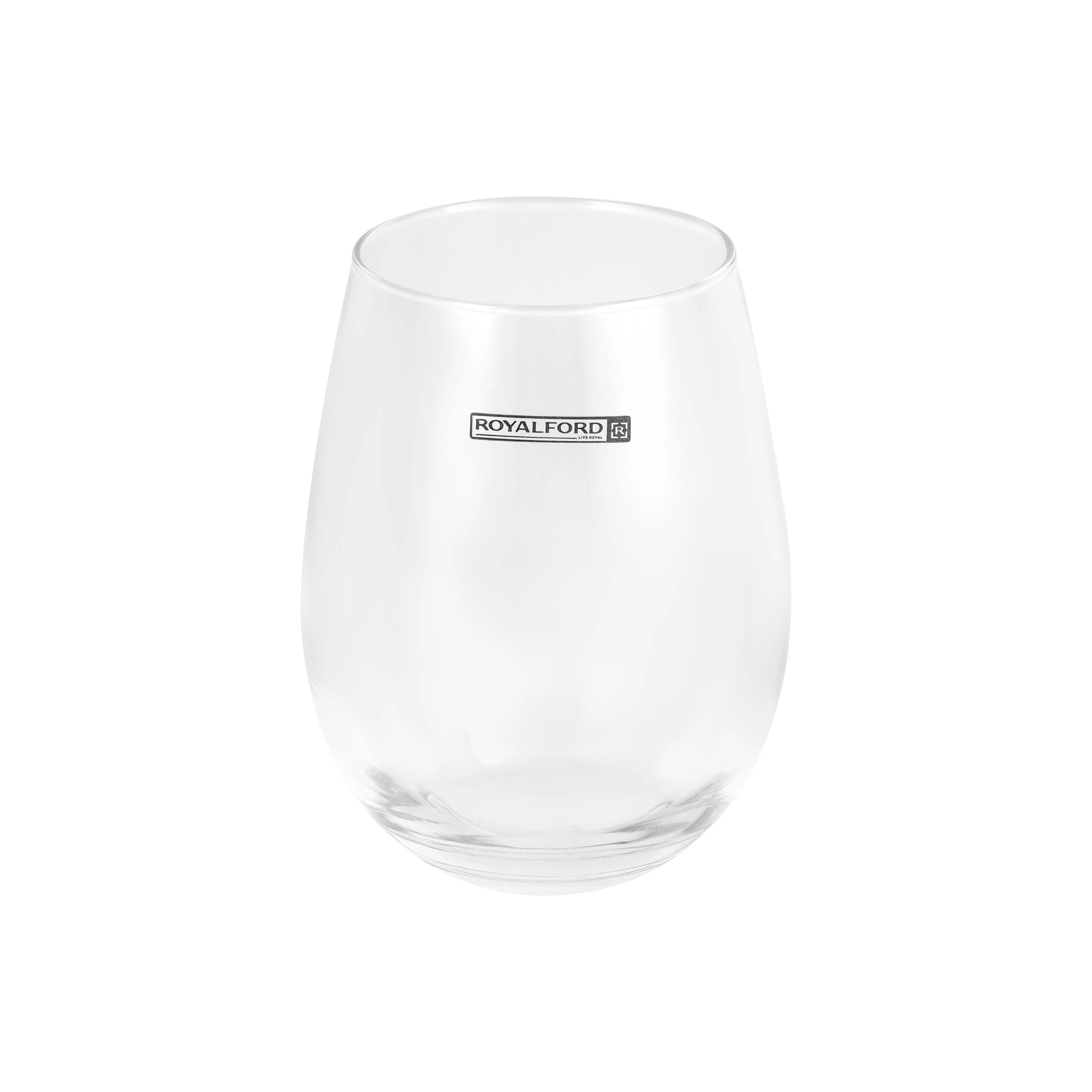 Royalford RF12588 Glass Tumbler Set| 3PCS 590ml 20oz Lead Free Soda Lime Glass & Dishwasher Safe| Durable Drinking Glasses, Elegant Design for Water Juice Beverages Use| - Image 5