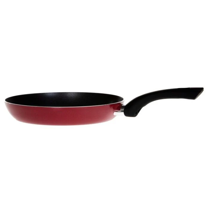Royalford RF1260FP22 22cm Non-Stick Flat Fry Pan | Triple Layer Coating  | Heat Resistant Exterior| Spin Bottom for Even Heat Distribution| Heavy-Duty Bakelite Handle - Image 2