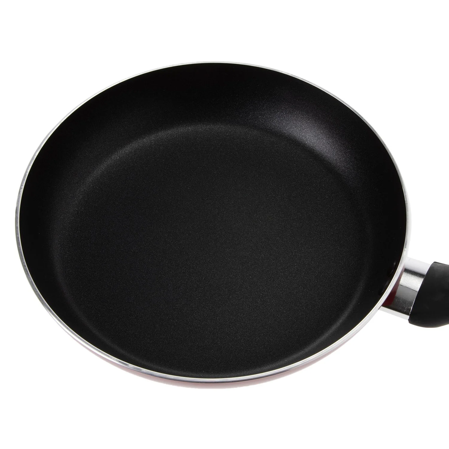Royalford RF1262FP26 26cm Non-Stick Flat Fry Pan | Triple 3-Layer Coating |3mm Thick Aluminium Body| Heat-Resistant Bakelite Handle |Spin Base & Multi-Hob Compatibility - Image 3