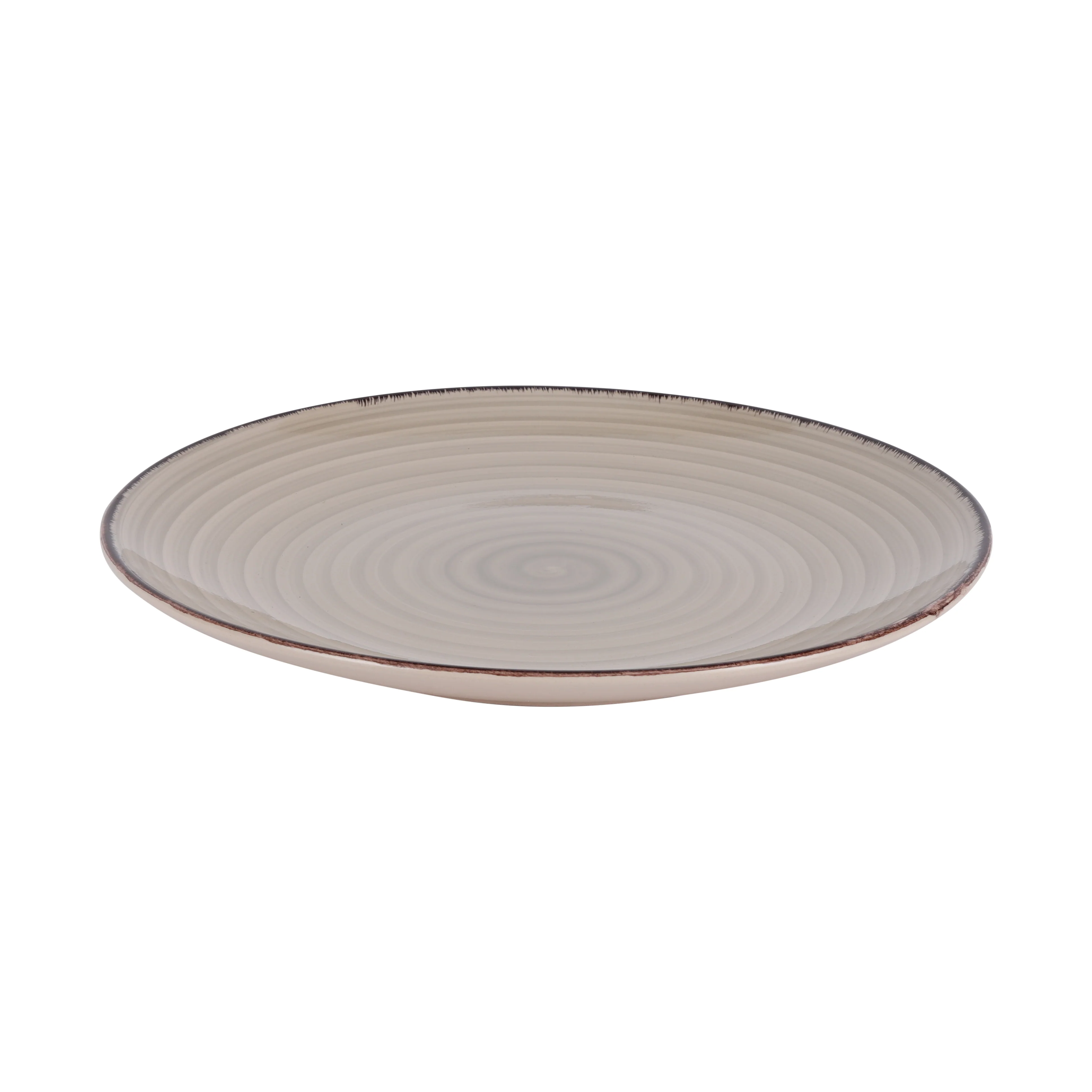Royalford RF12667 Stoneware Dinner Plate| durable elegant serving plate with spiral design| dishwasher, microwave & freezer safe, for daily dining & serving use| - Image 3