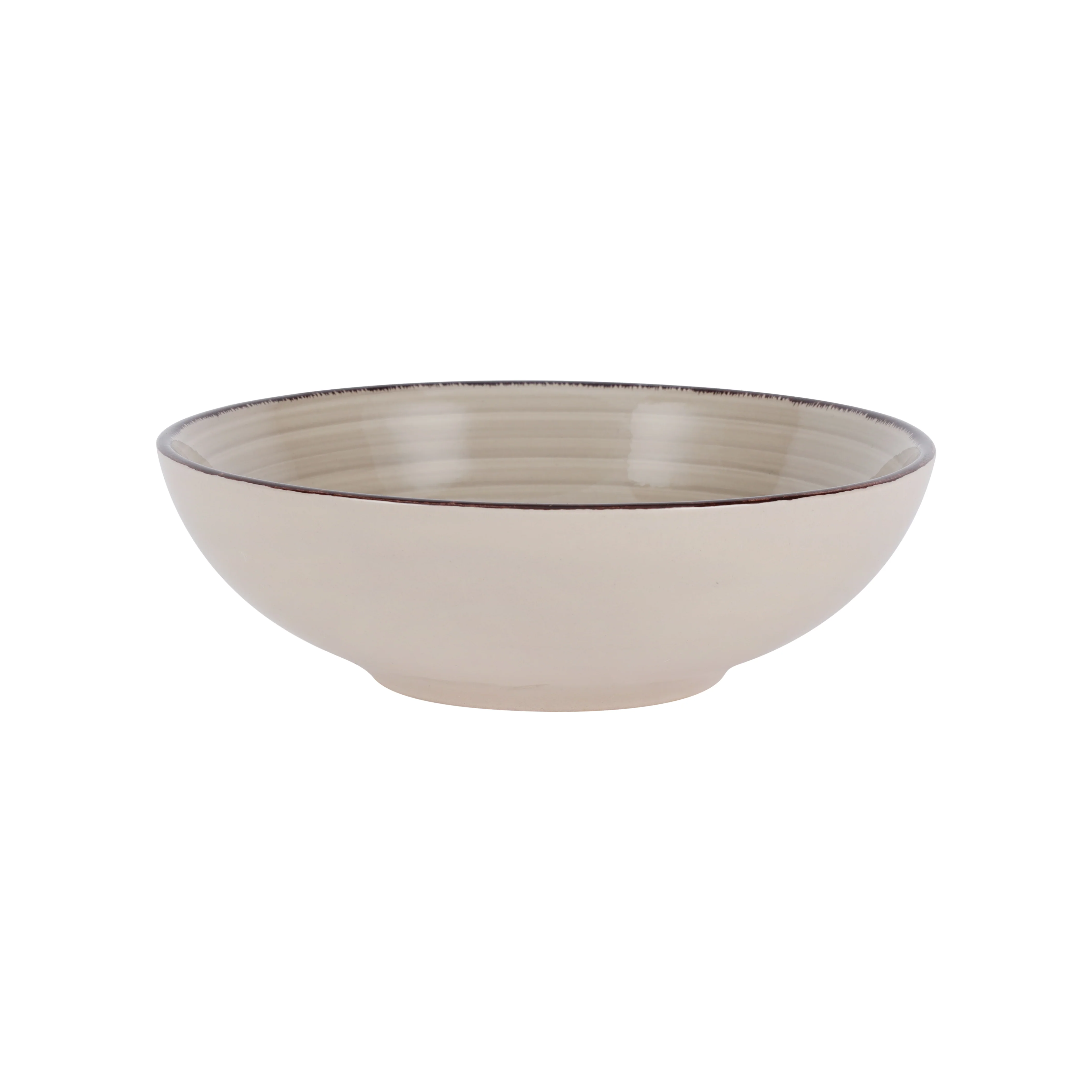 Royalford RF12669 Stoneware Soup Plate | 7.5 Inch Durable Deep Bowl Plate | Microwave Dishwasher & Freezer Safe | Elegant Tableware for Soup, Pasta & Curry Serving