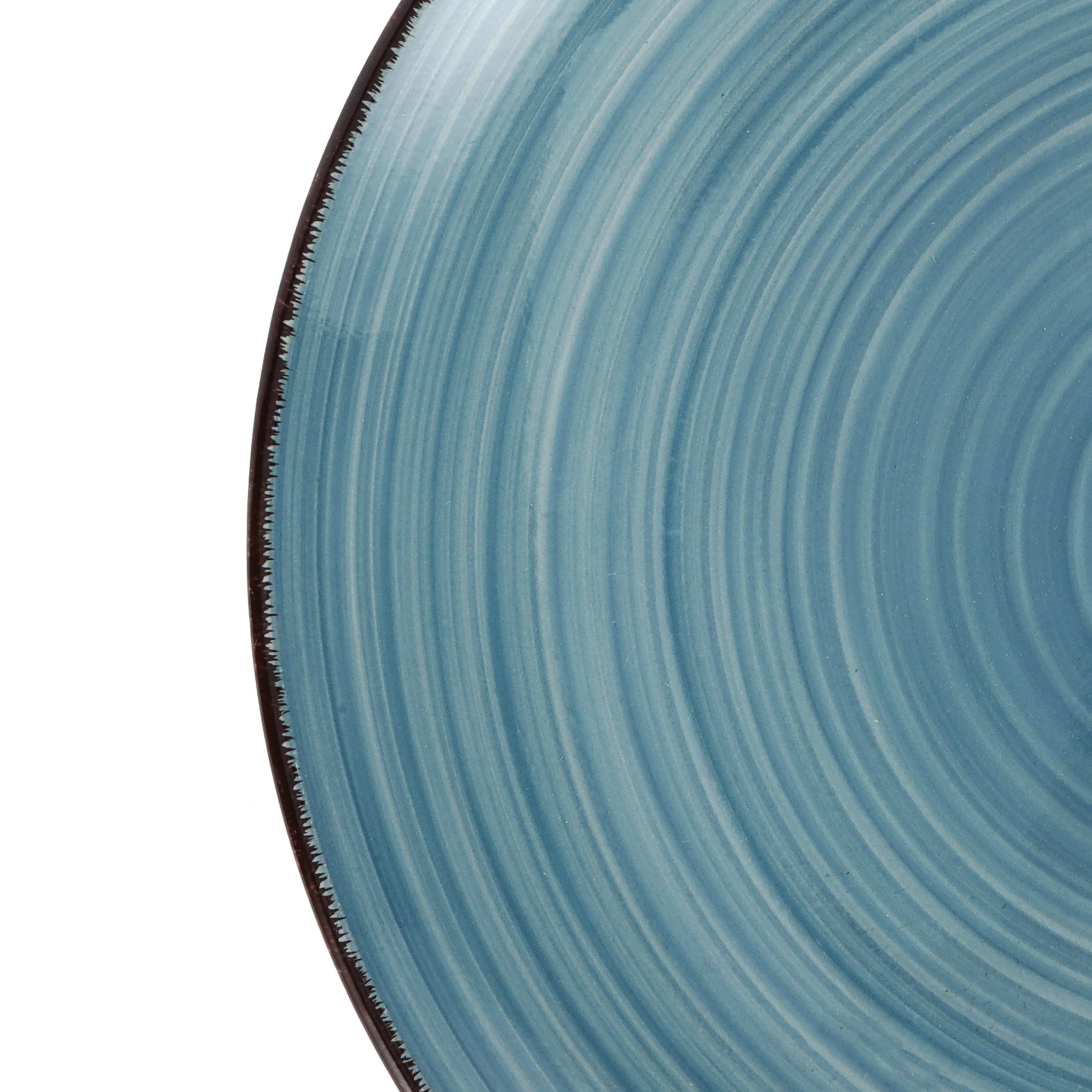 Royalford RF12671 Stoneware Dinner Plate 10.5"| stylish blue textured design & durable stoneware build| microwave & dishwasher safe, perfect for daily dining use| - Image 5