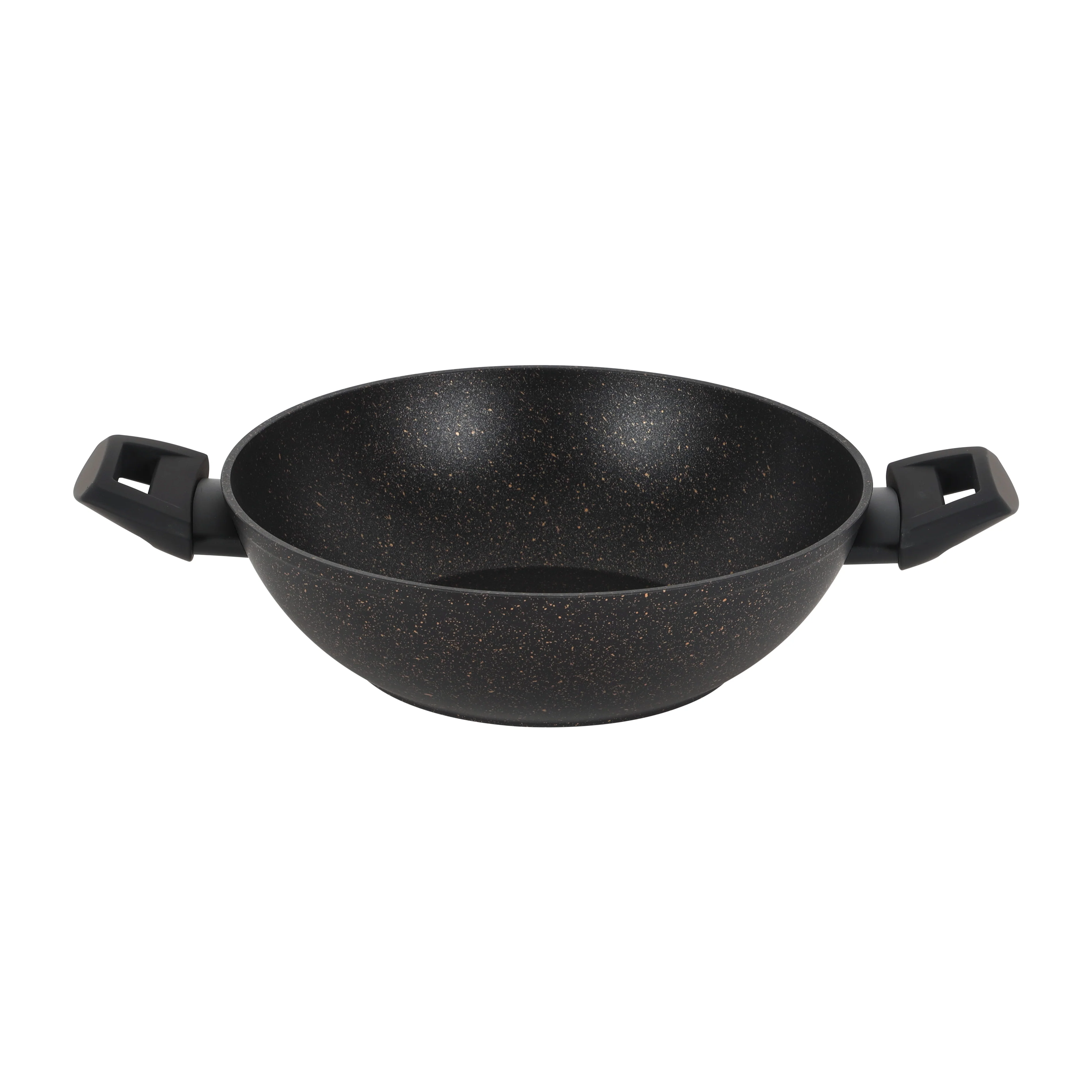 Royalford RF12677 Authentic Forged Aluminium 12-Piece Granite Coated Cookware Set with Glass Lids | 5-Layer Non-Stick, Induction Compatible Pots & Pans for Home Cooking - Image 4