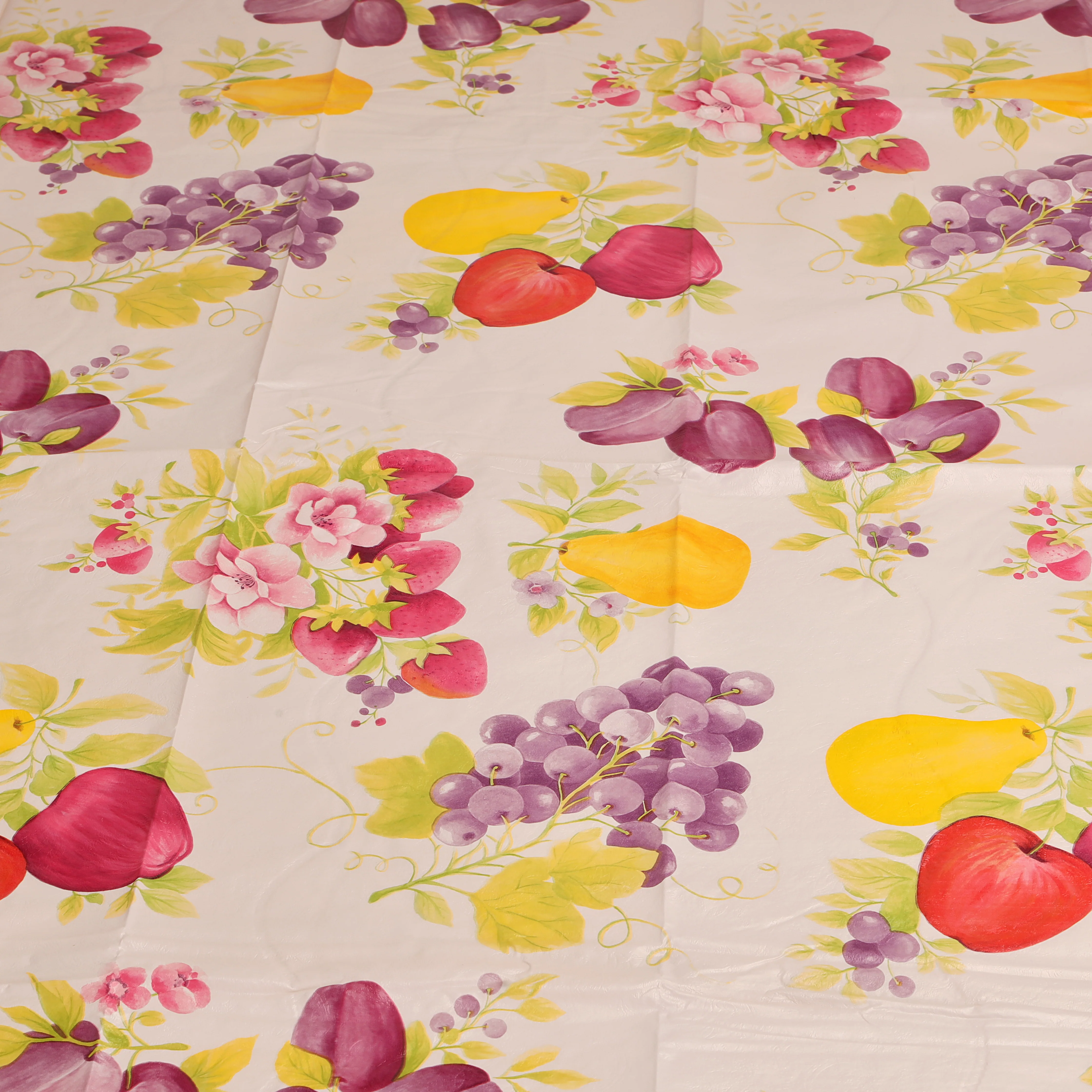 Royalford RF1270-TC PVC Table Cloth | Square Waterproof Floral Dining Table Cover | Spill-Resistant Easy Clean Plastic Tablecloth for Kitchen, Dining & Outdoor Use - Image 3