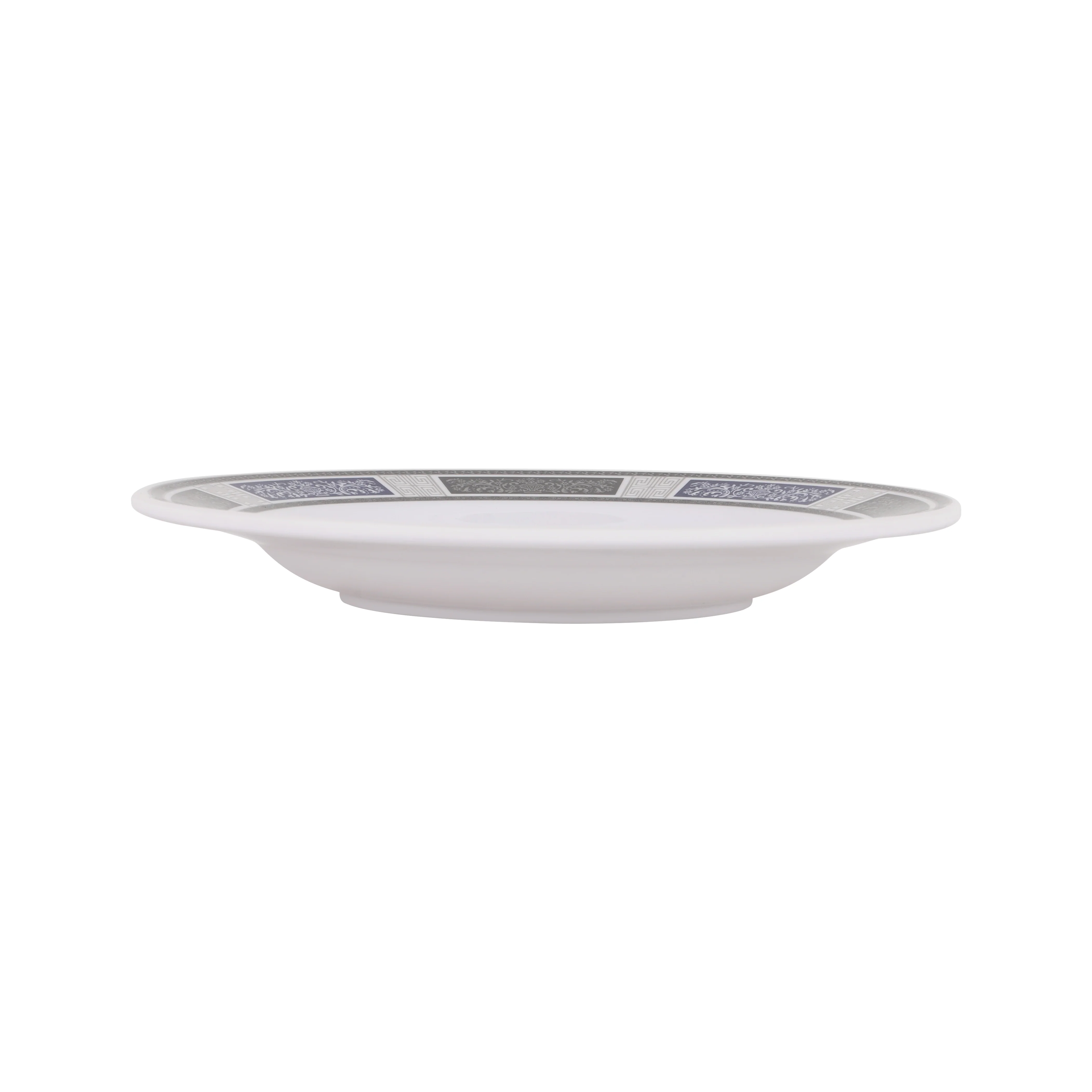 Royalford RF12706 10" melamine deep dinner plate| lightweight & chip-resistant with durable build| dishwasher & freezer safe, ideal for serving meals with style| - Image 2