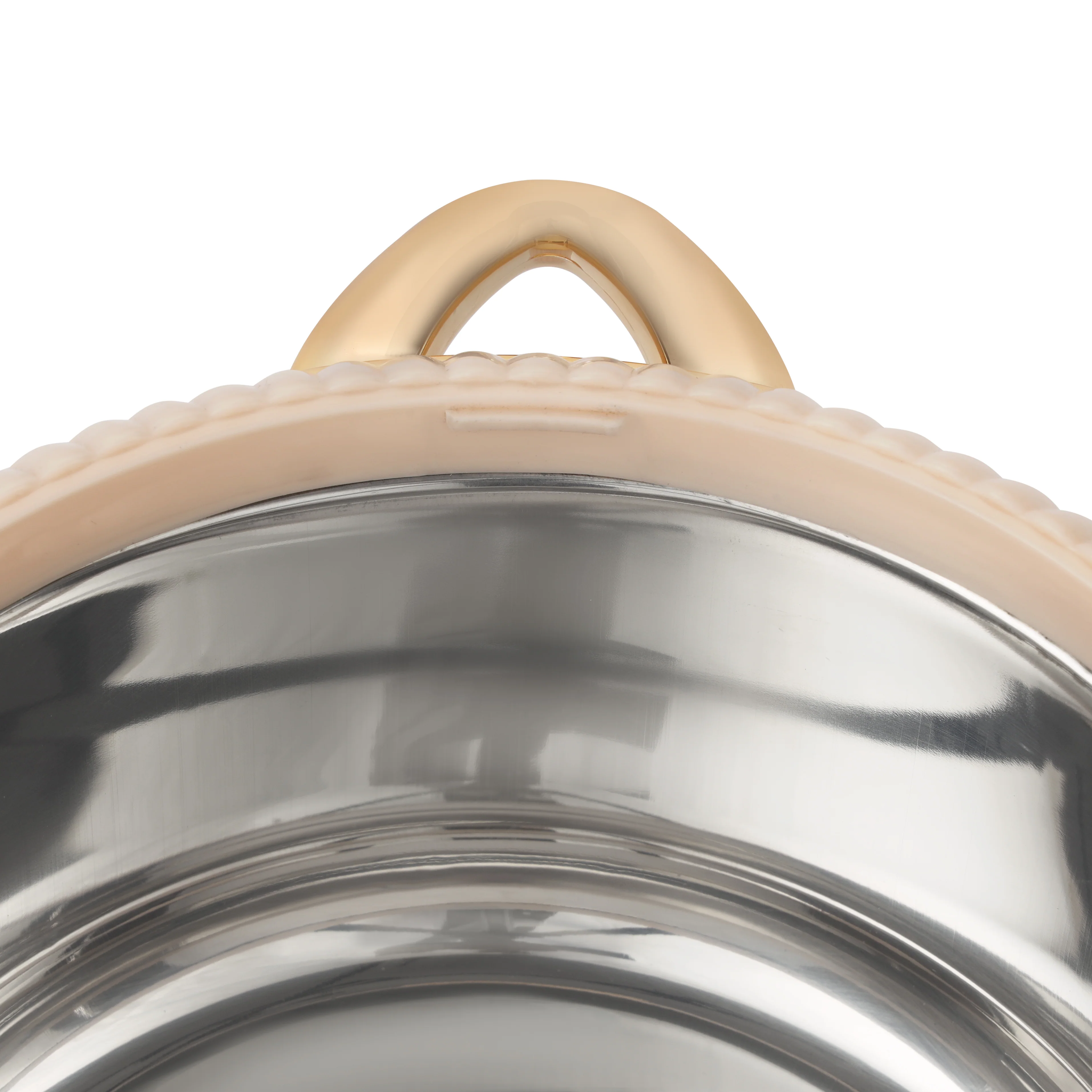 Royalford RF12710 Pearl Insulated Hot Pot 2400ml | Stainless Steel Inner Casserole |  PU Insulation | Durable PP Outer Body & Firm Twist Lock Lid | Perfect for Serving - Image 5