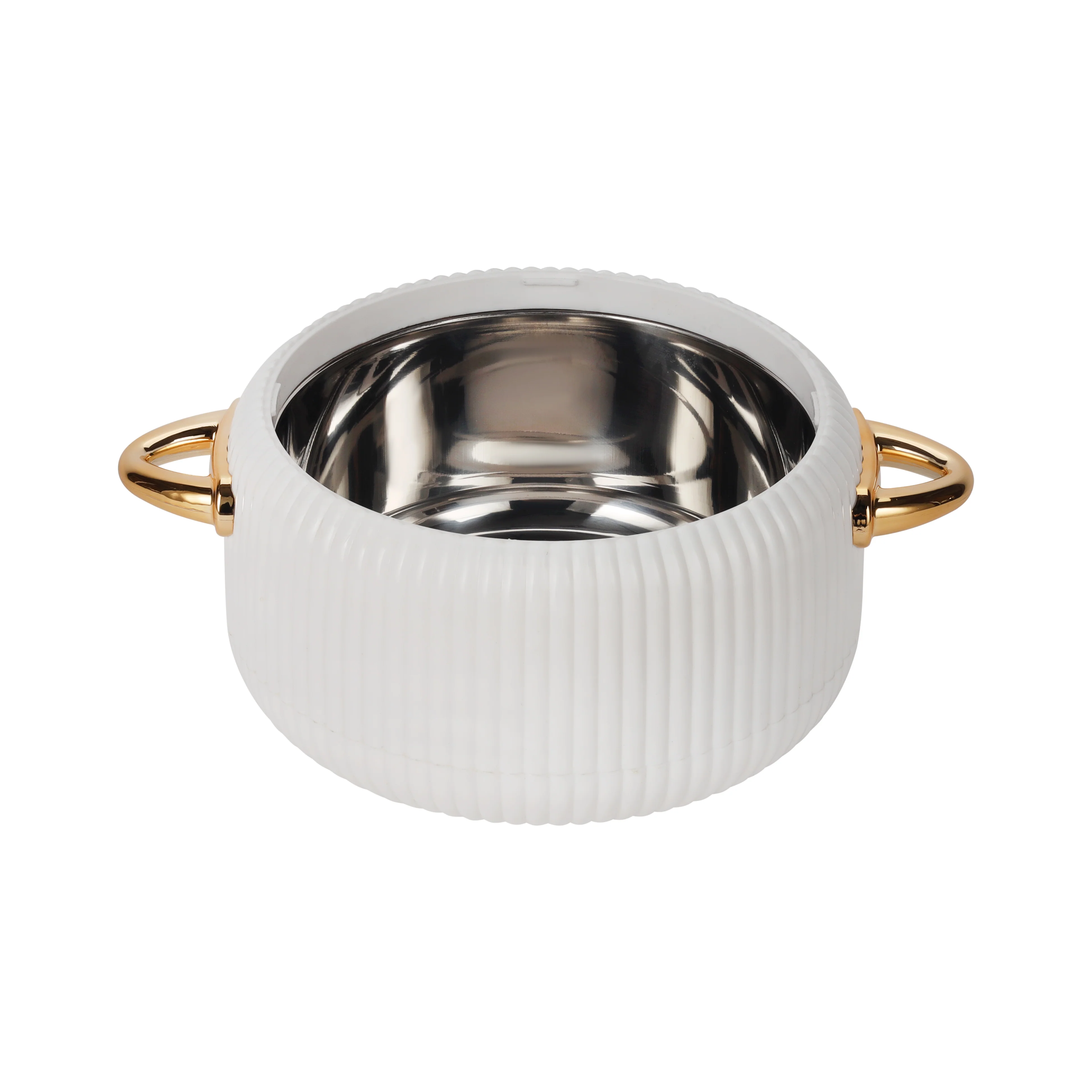 Royalford RF12711 2800ml Pearl Insulated Hot Pot |  Stainless Steel Inner Casing | Super PU Insulation | Firm Twist Lock Lid & Durable PP Outer Body for Hot Food Storage - Image 4