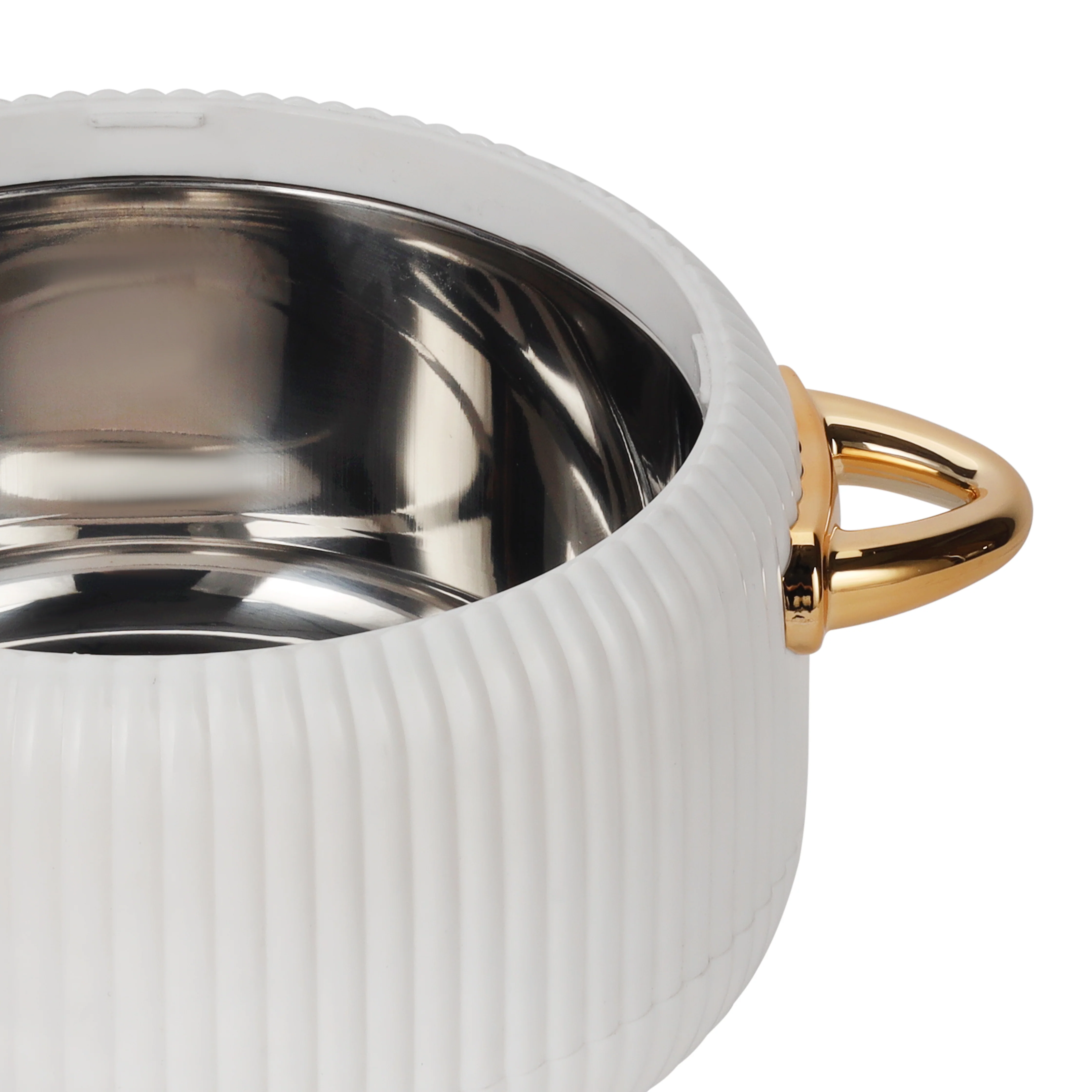 Royalford RF12711 2800ml Pearl Insulated Hot Pot |  Stainless Steel Inner Casing | Super PU Insulation | Firm Twist Lock Lid & Durable PP Outer Body for Hot Food Storage - Image 5