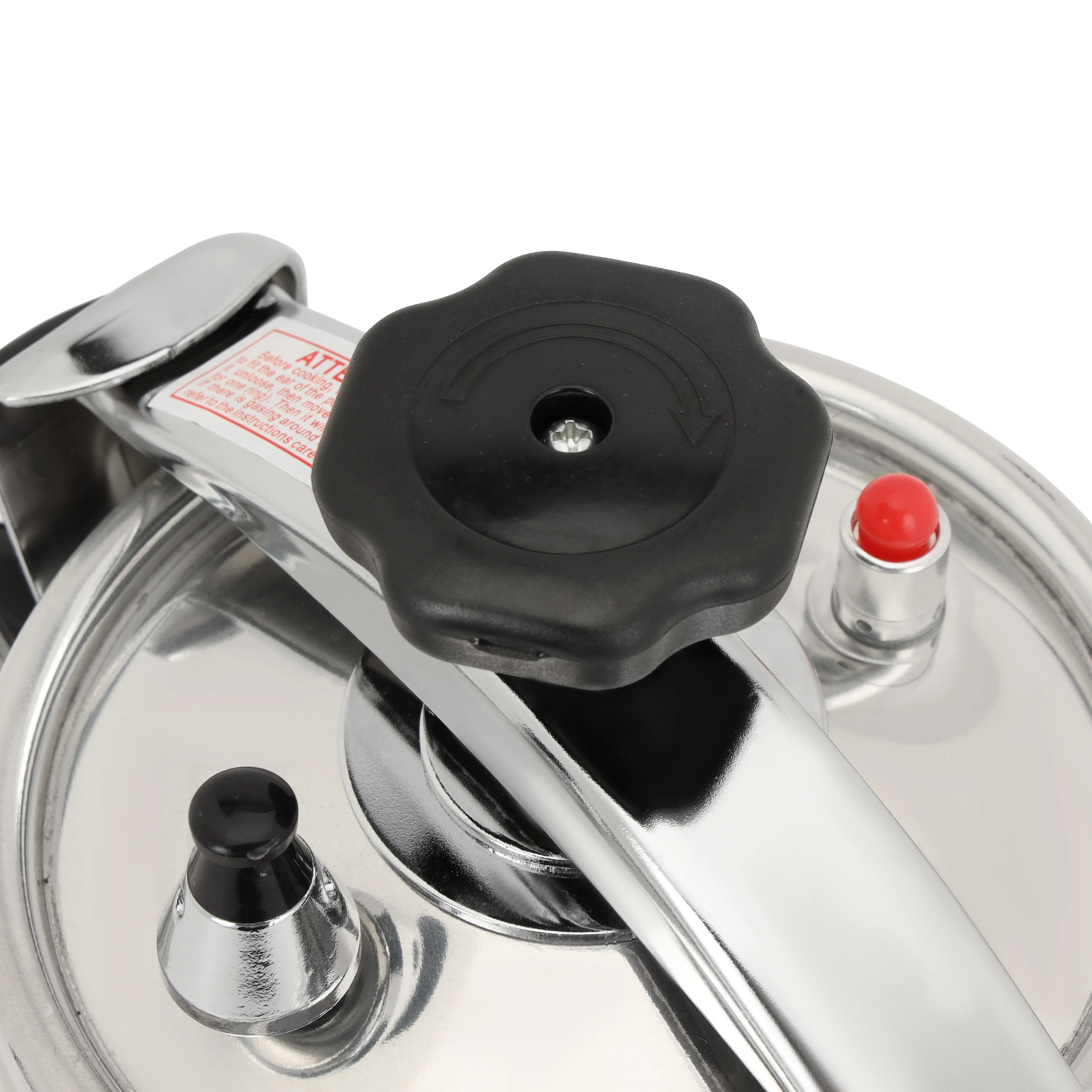 Royalford RF12714 3L aluminium pressure cooker with multi-safety device| pressure indicator, strong welded base, food-grade sealing ring and even heat cooking performance - Image 3