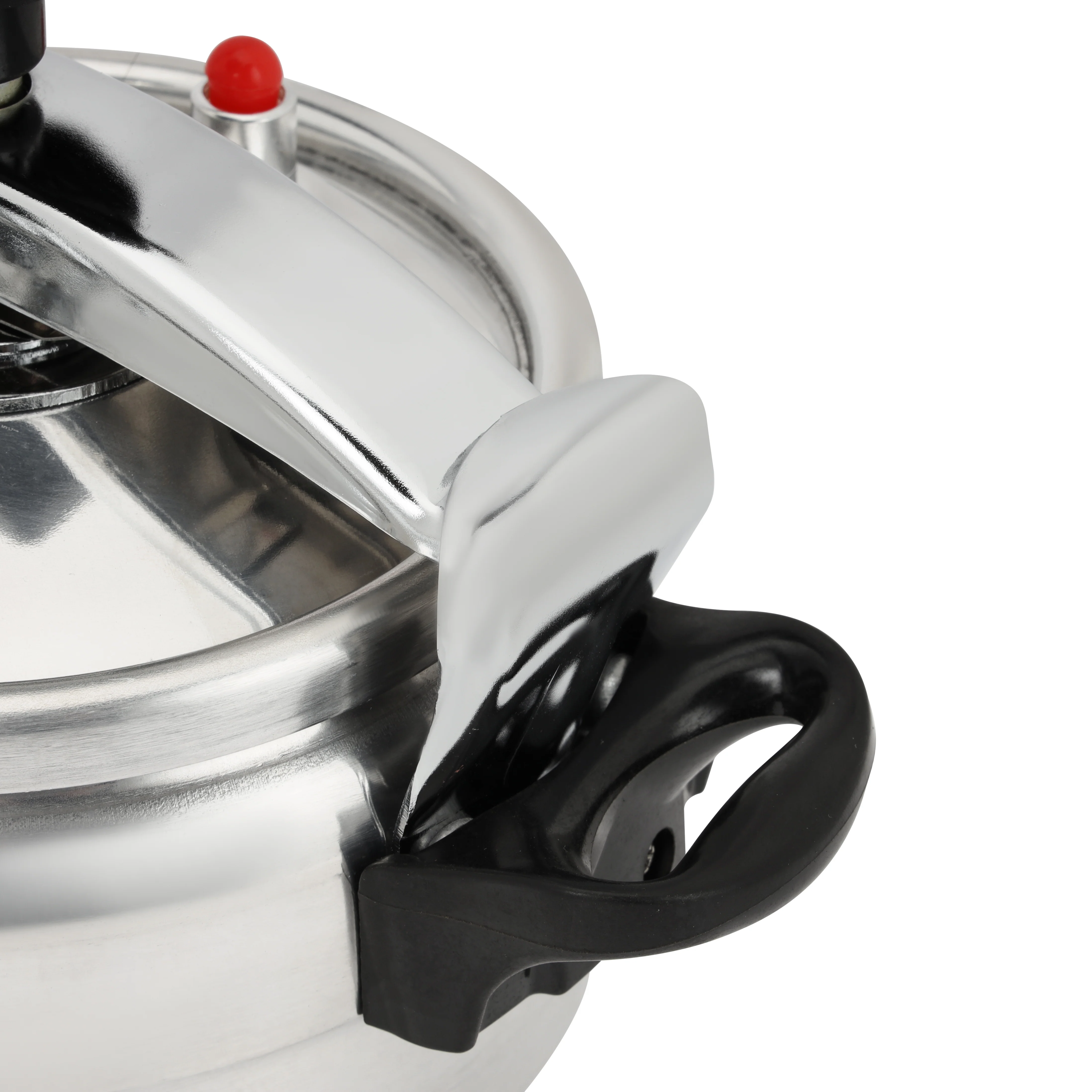 Royalford RF12714 3L aluminium pressure cooker with multi-safety device| pressure indicator, strong welded base, food-grade sealing ring and even heat cooking performance - Image 4