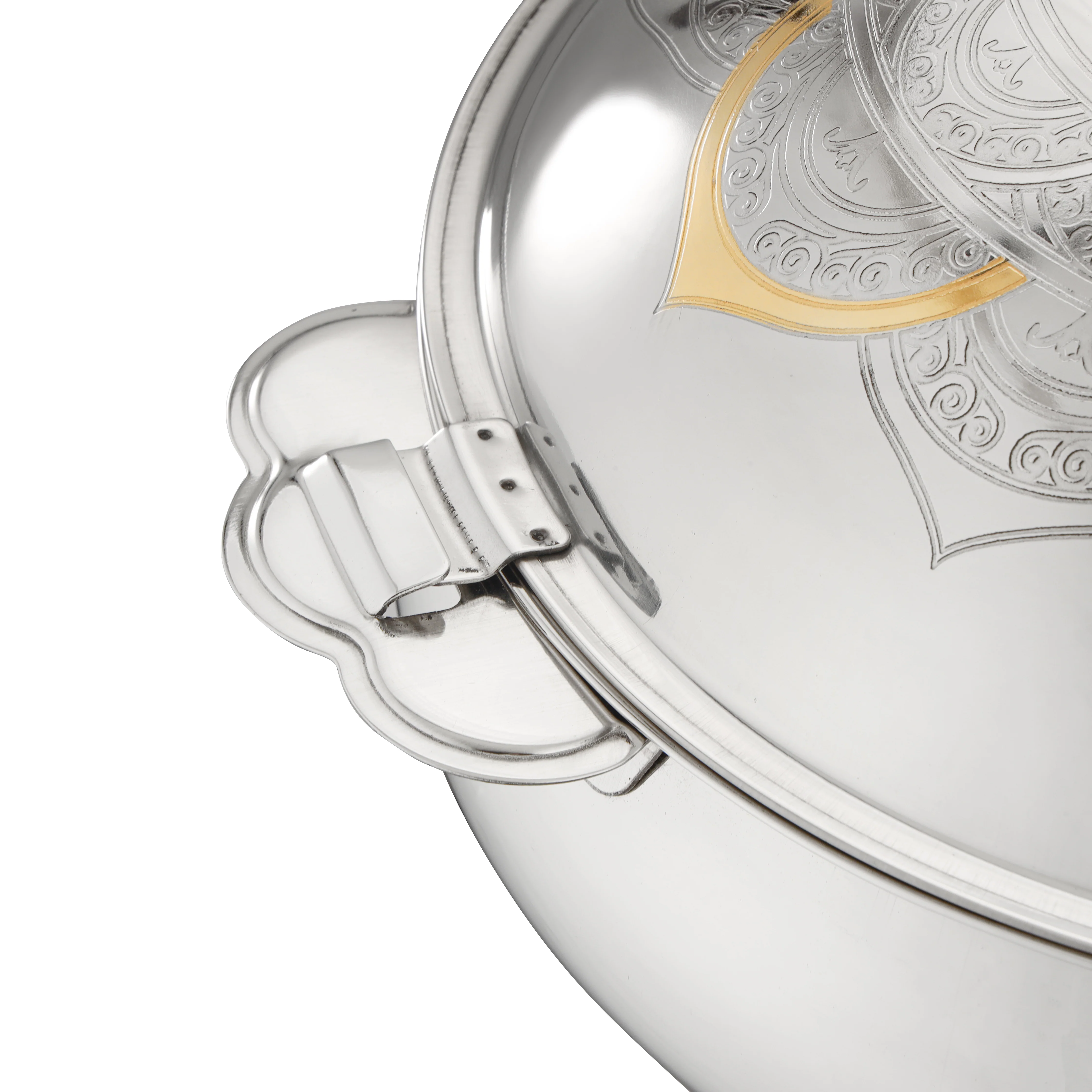 Royalford RF12717 Tuffah Stainless Steel Hot Pot 5000 ml | Double Wall Vacuum Insulated Hot Food Server with Firm Twist Lock Lid | Perfect for Serving Meals Hot & Fresh - Image 4