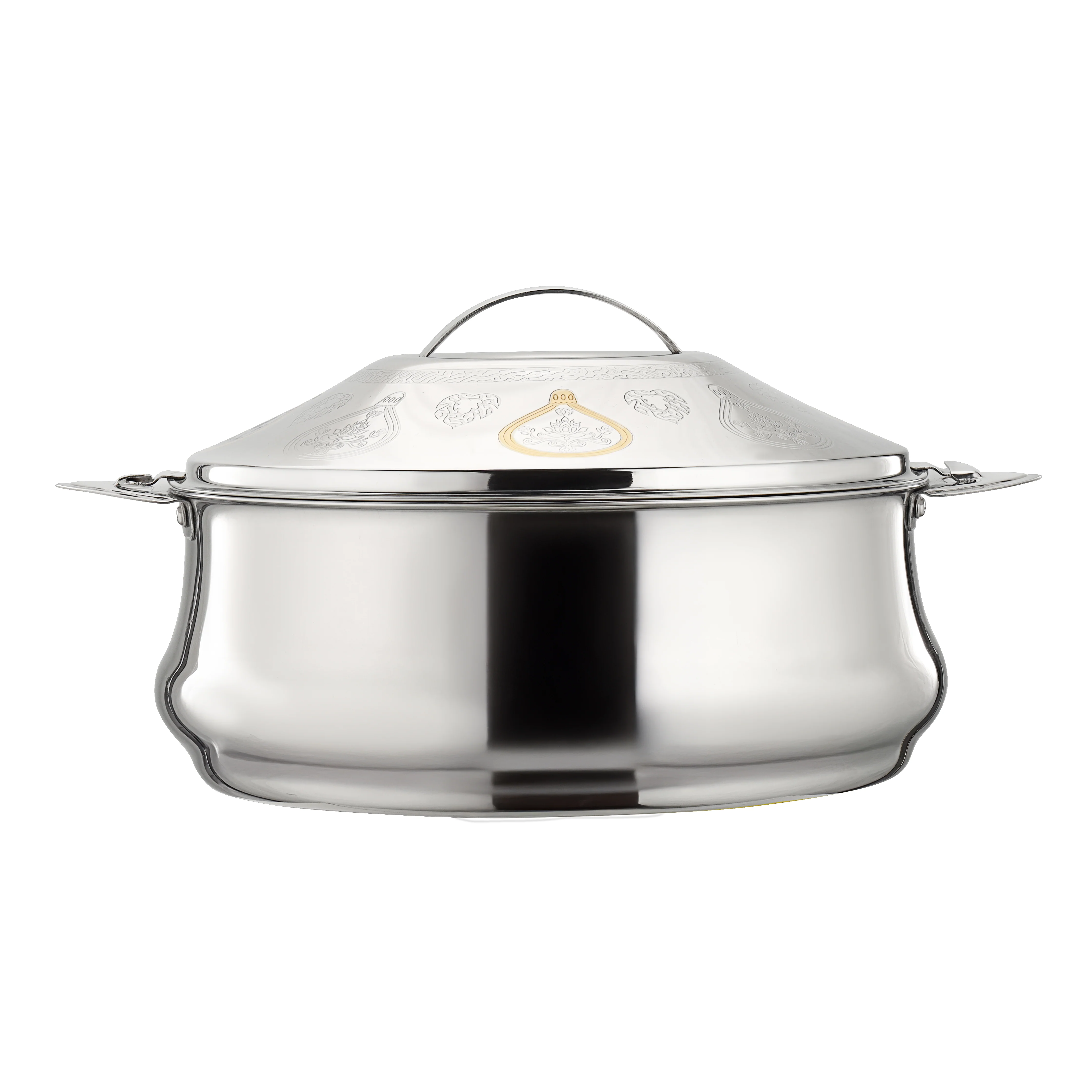 Royalford RF12719 Suhur Hot Pot 3500ml | Stainless Steel Double Wall Vacuum Insulated Food Warmer | Twist Lock Lid |Easy Carry Handles for Home Dining & Serving Use - Image 2
