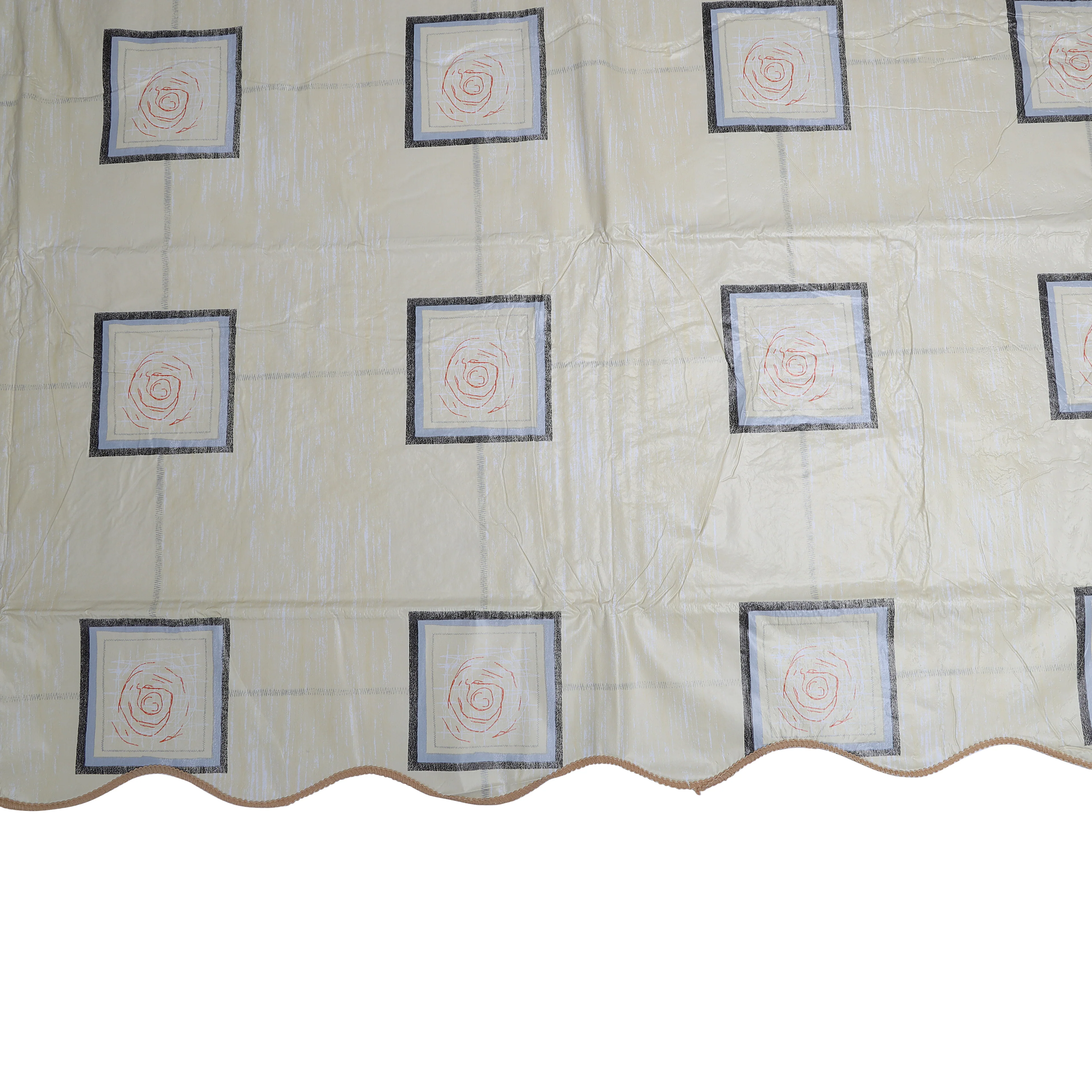 RoyalFord RF1272-TC PVC Table Cloth | Oblong Waterproof Decorative Table Cover | Durable Easy Clean Reusable Dining Kitchen Table Protector | Ideal for dining & events - Image 3