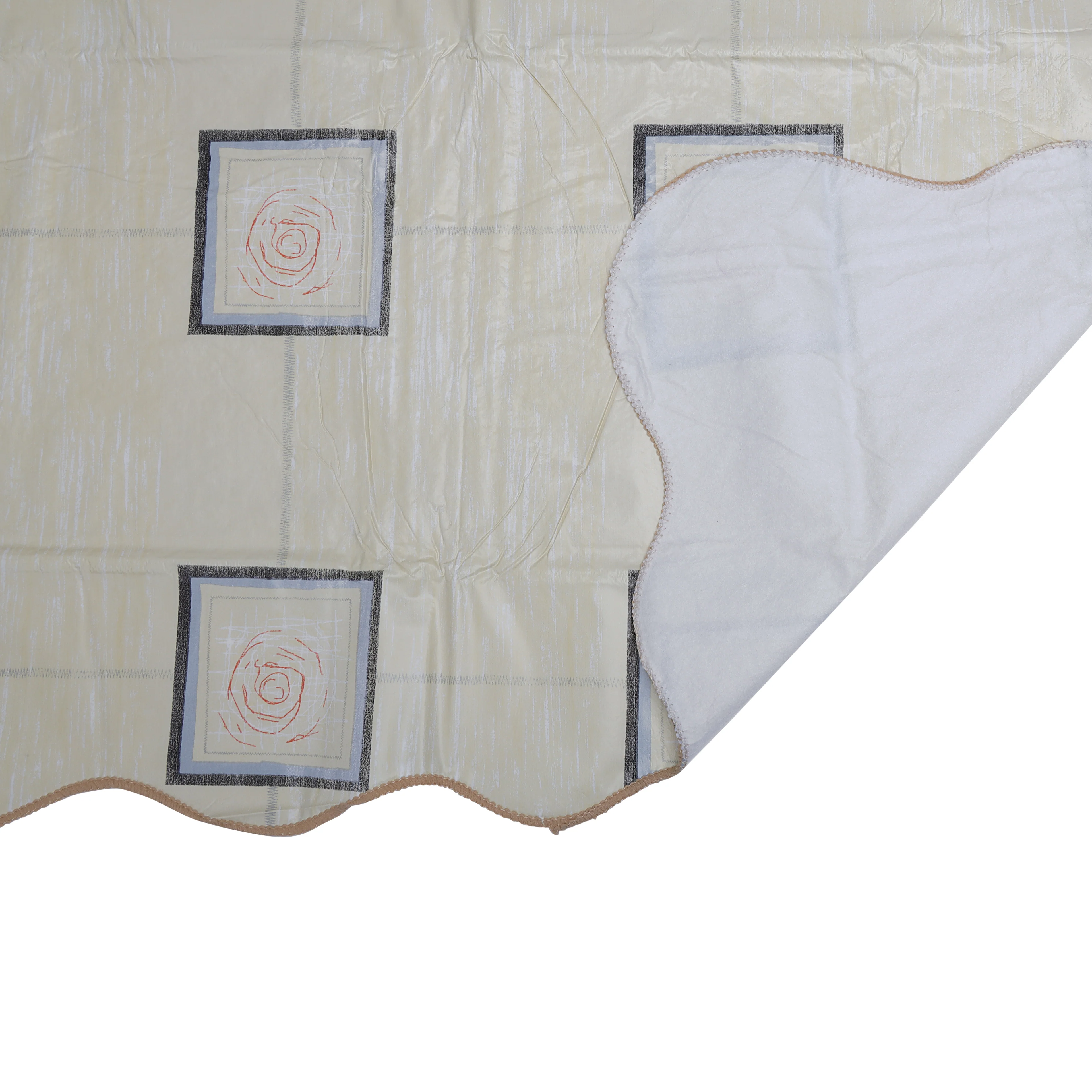 RoyalFord RF1272-TC PVC Table Cloth | Oblong Waterproof Decorative Table Cover | Durable Easy Clean Reusable Dining Kitchen Table Protector | Ideal for dining & events - Image 4